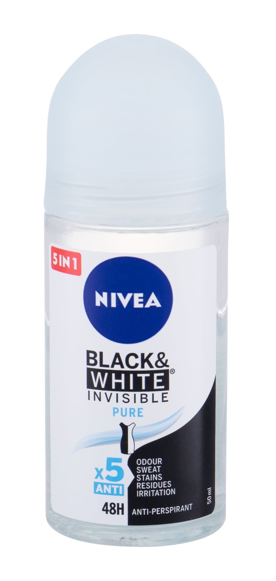 

Nivea Pure Black White Invisible 48h Antyperspirant 50ml (W)