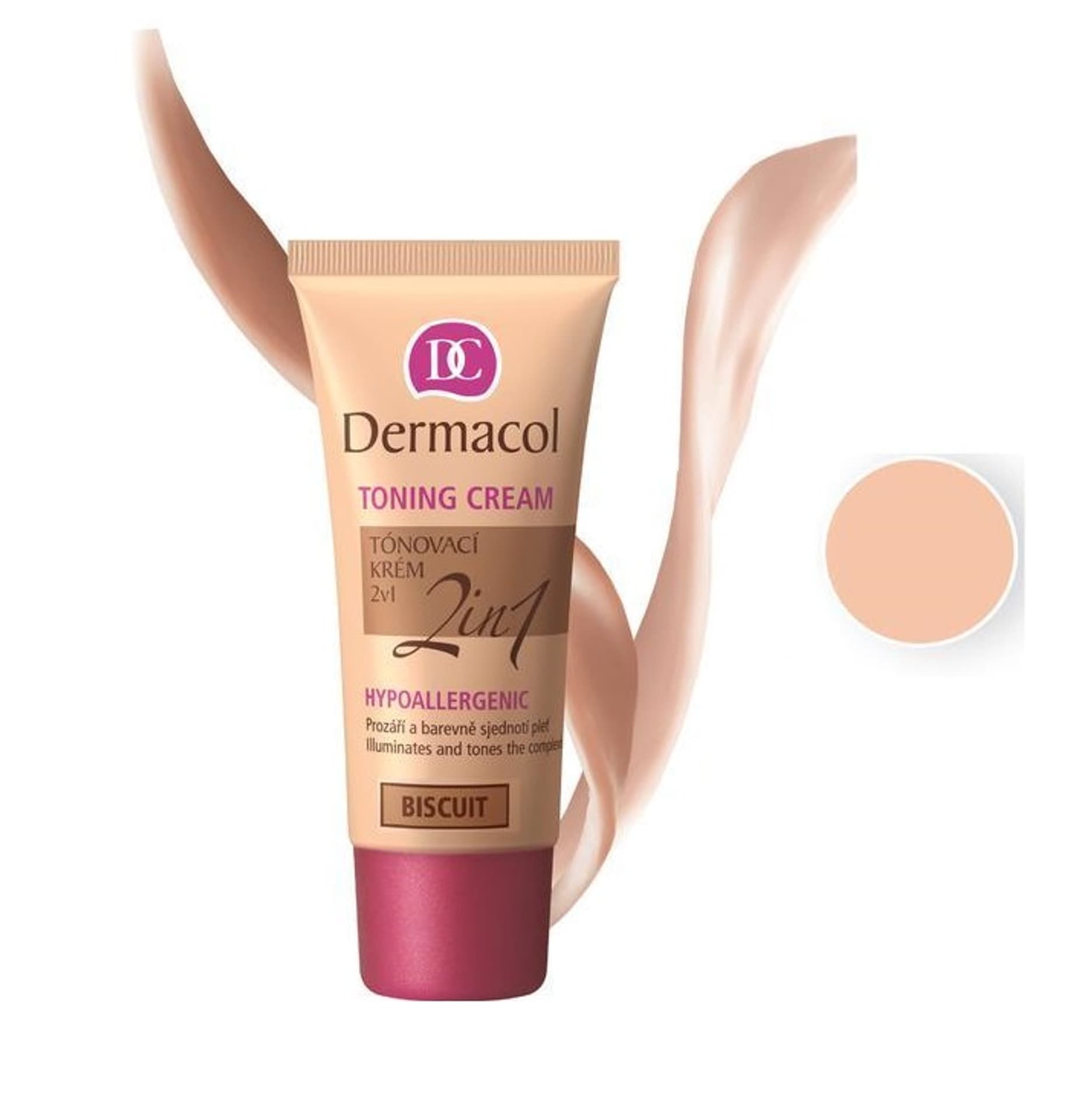 

Dermacol Biscuit 2in1 Toning Cream Krem BB 30ml (W)