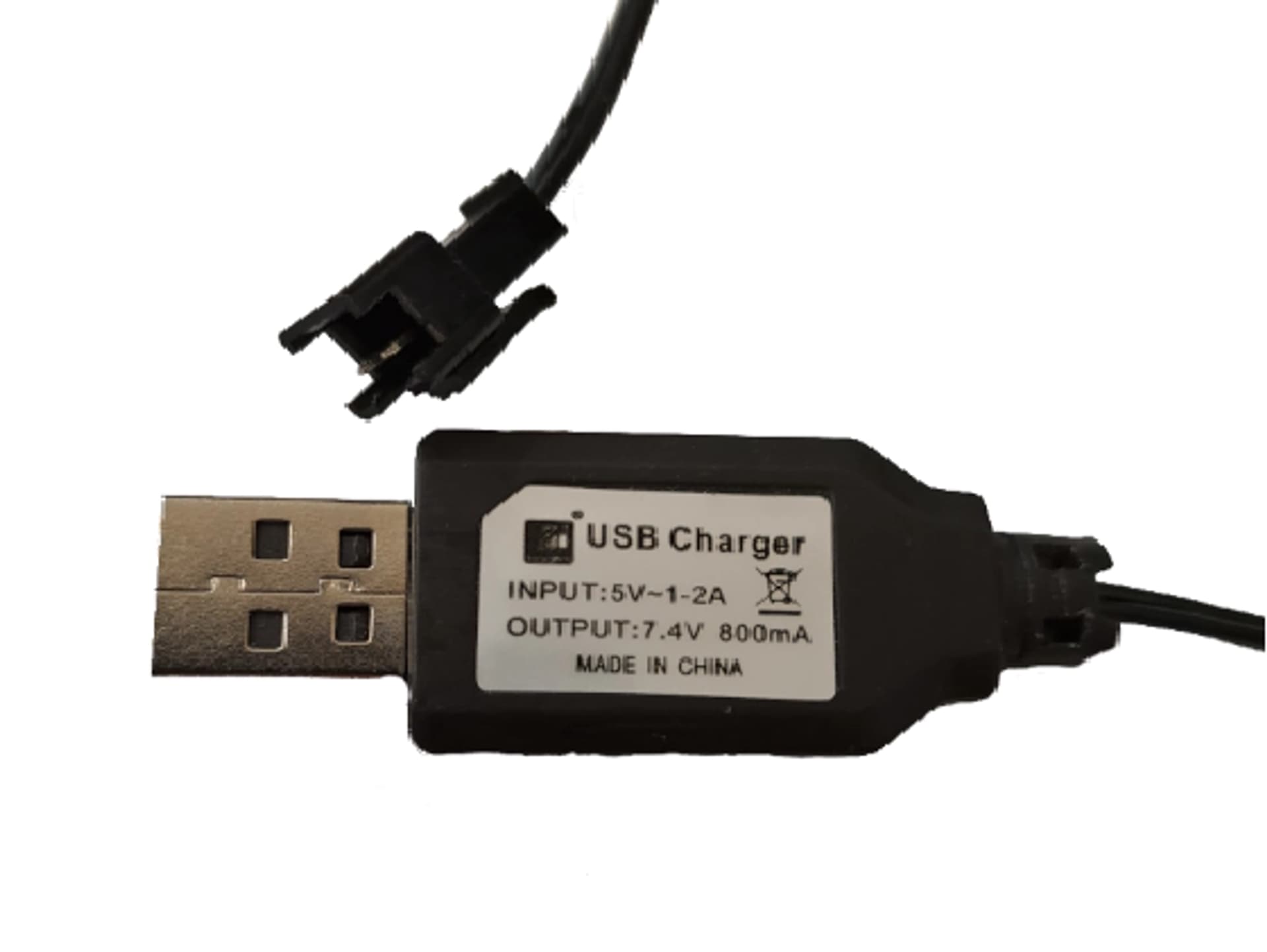 

Ładowarka USB NiMH/NiCd 7.4V 800mAh SM