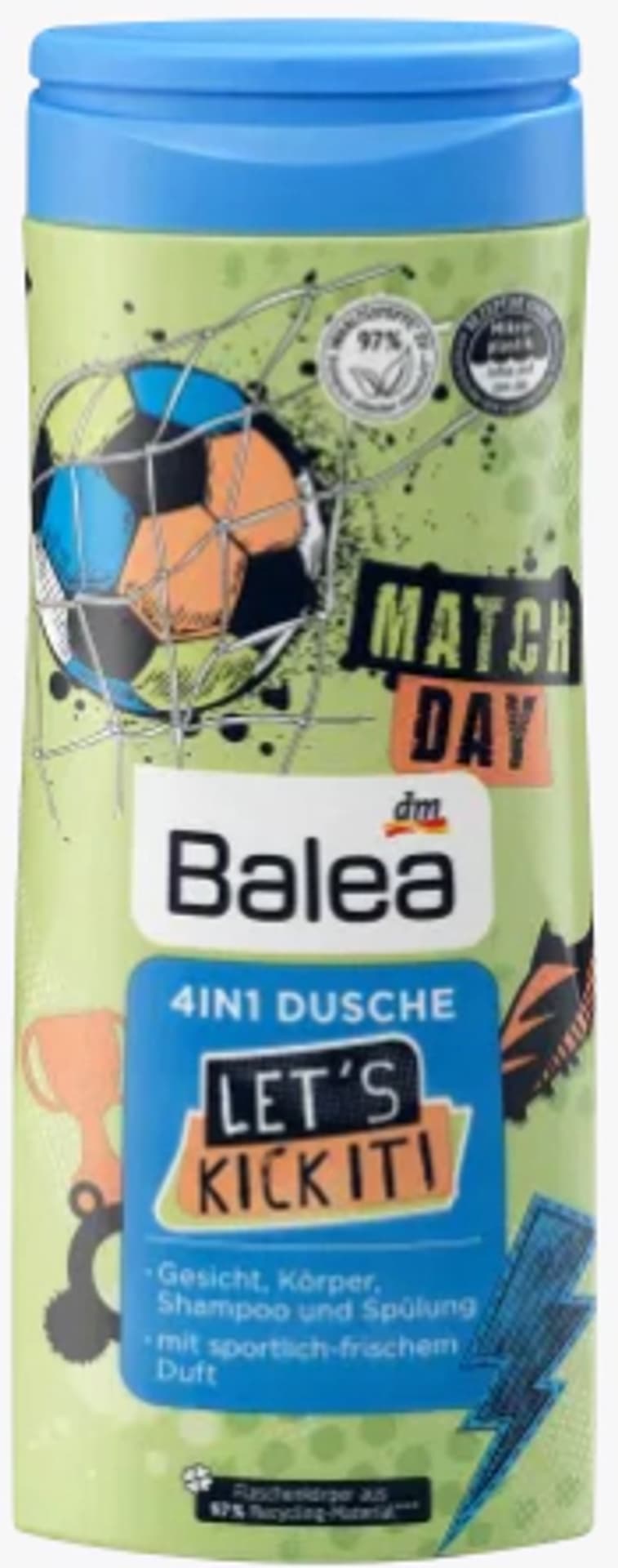 

Balea 4w1 Let’s Kickiti Żel pod Prysznic dla Dzieci 300 ml