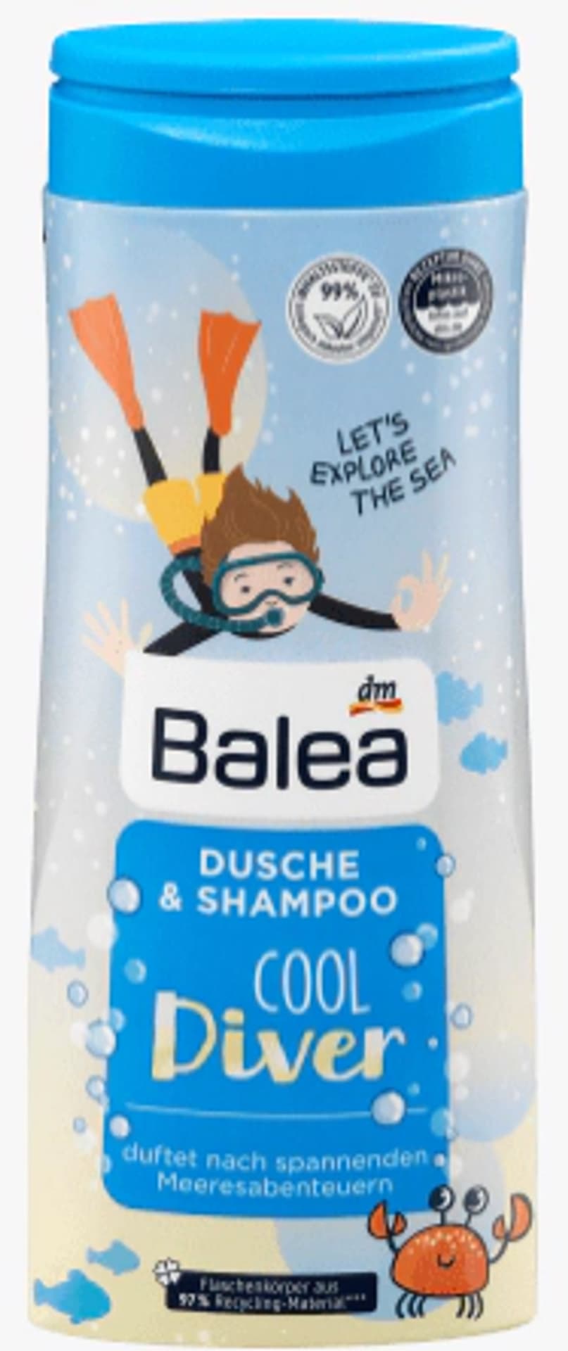 

Balea Cool Diver Żel pod Prysznic & Szampon 300 ml