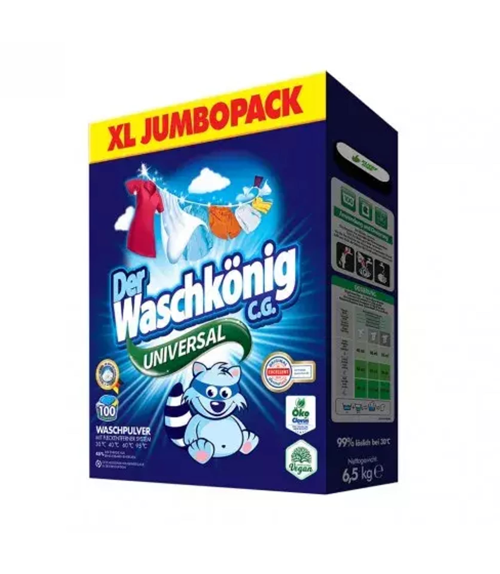 

WASCHKONIG Proszek 100p uniwersal 6,5kg do prania (karton)