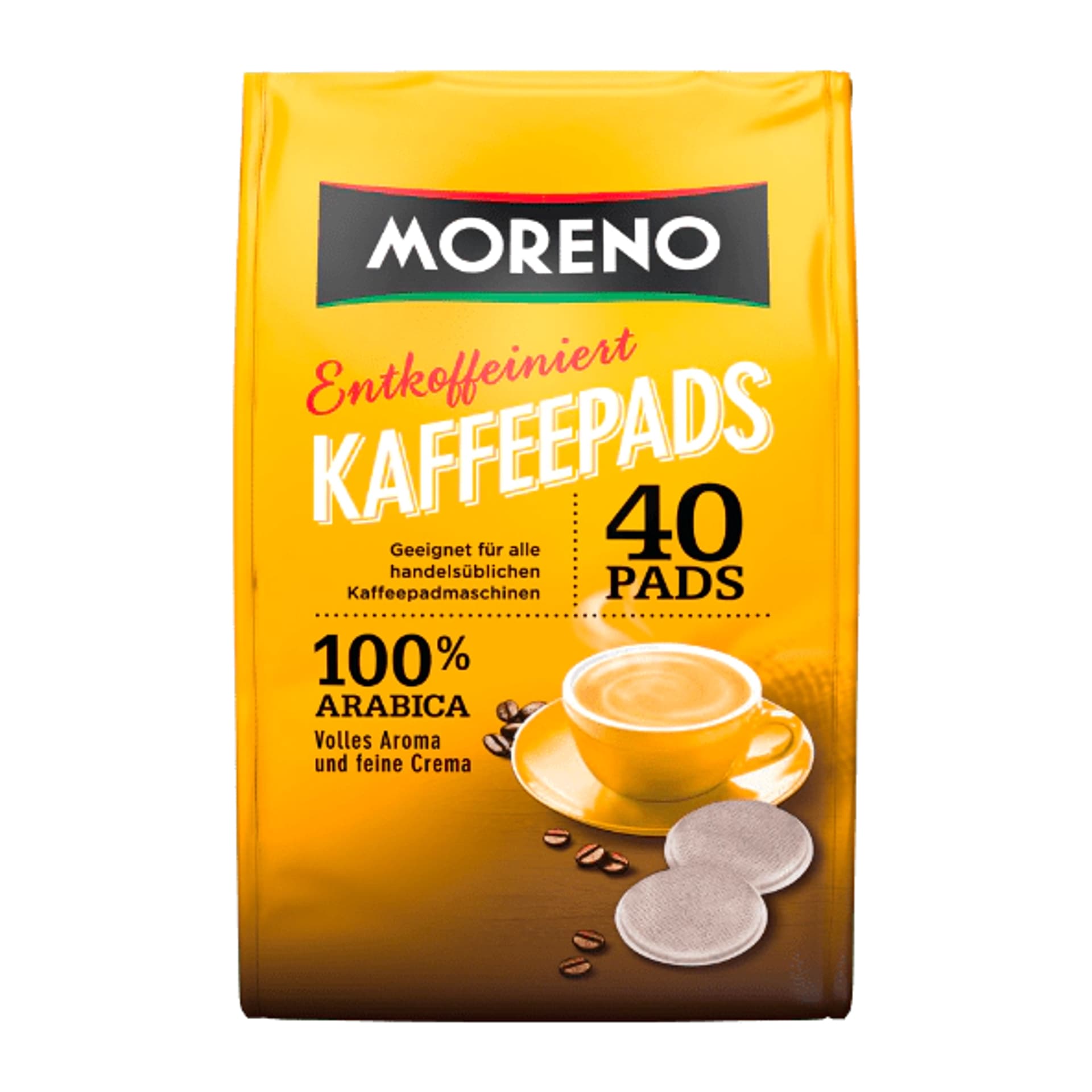

Moreno Bezkofeinowa Kawa w Padach 40 szt.