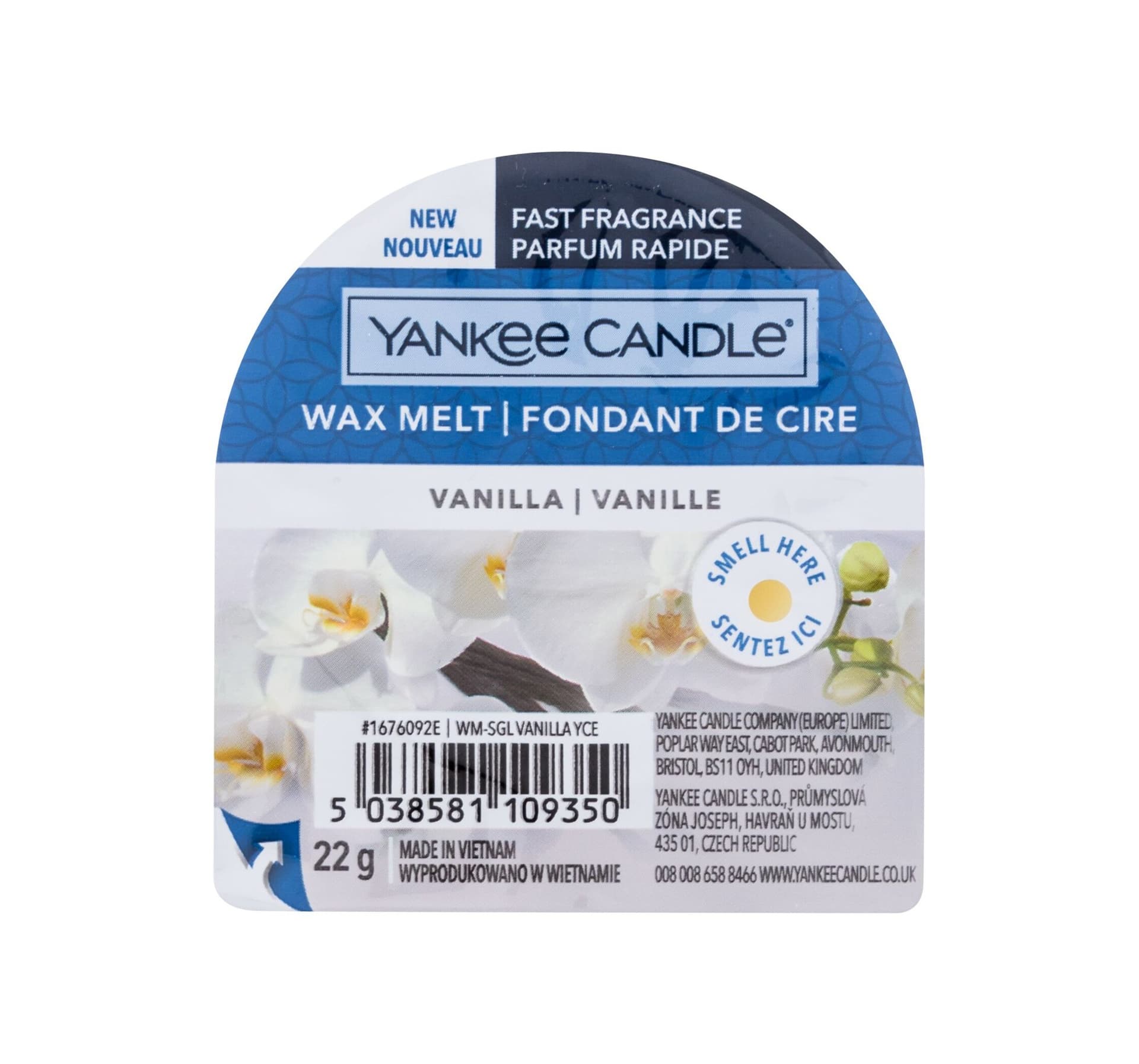 

Yankee Candle Zapachowy wosk Vanilla 22 g (U)