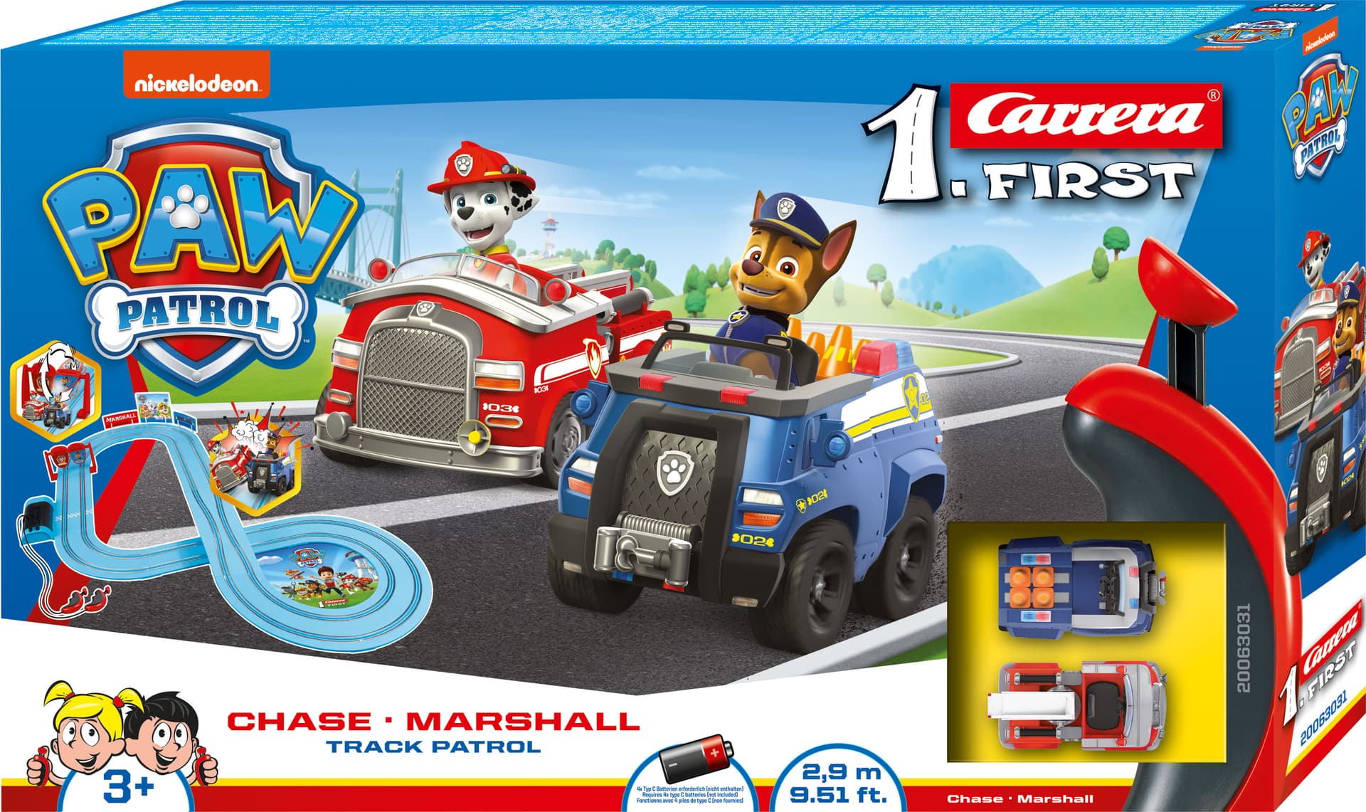 

Carrera First 20063031 Paw Patrol - Track Patrol 2,9m
