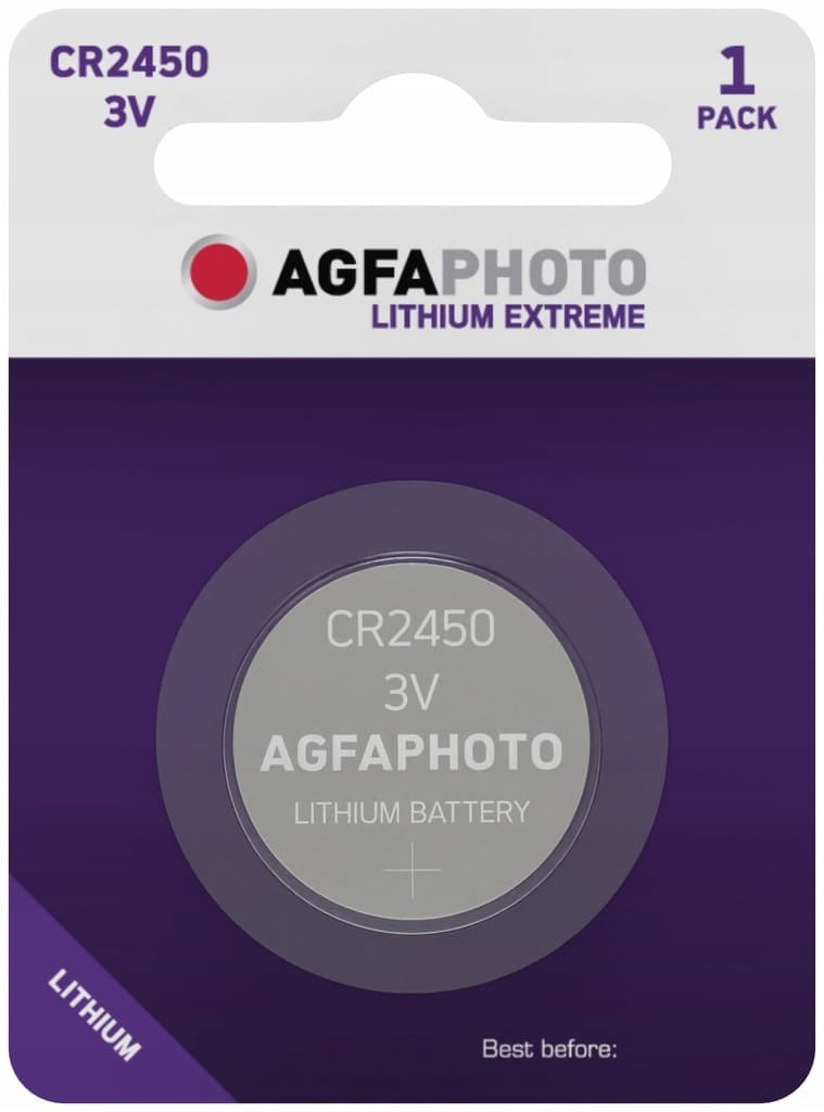 

Bateria AgfaPhoto CR2450 1szt./blist.