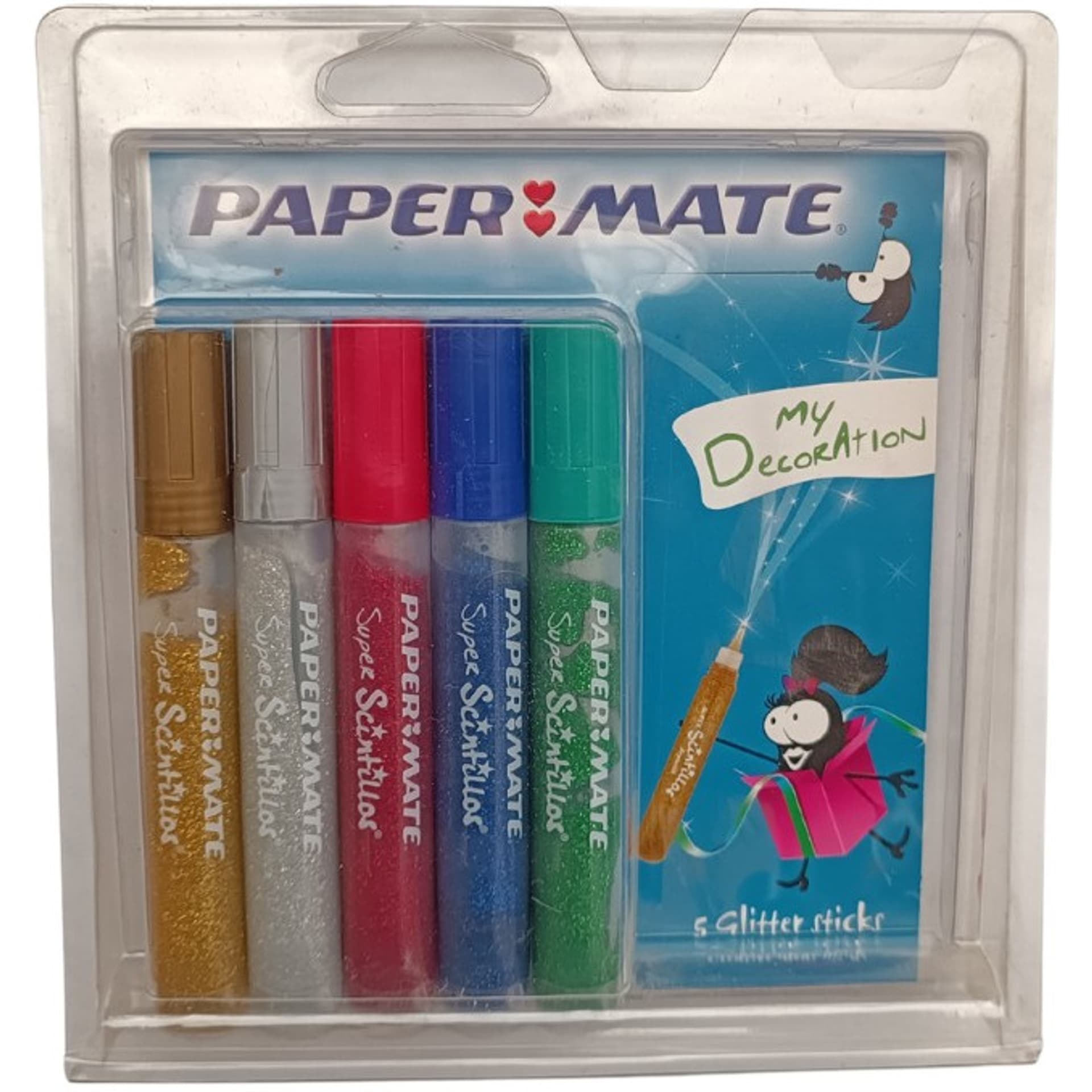 

Klej z brokatem S.SCINTILLOS 5kol. S0894860 Paper Mate