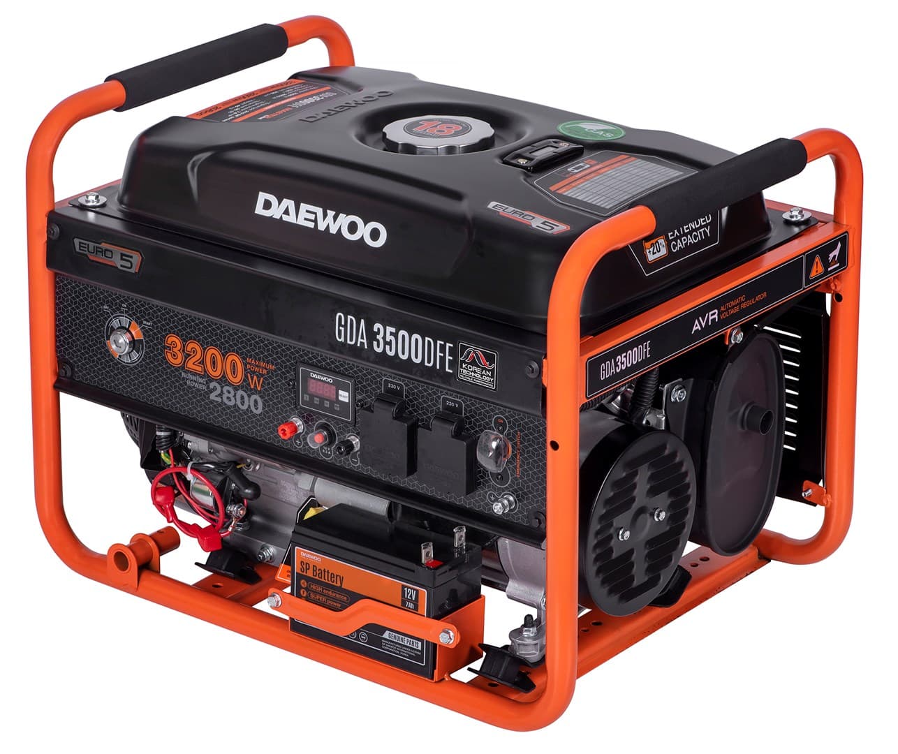 

Agregat prądotwórczy benzyna /LPG 3,2KW AVR 230V GDA3500DFE