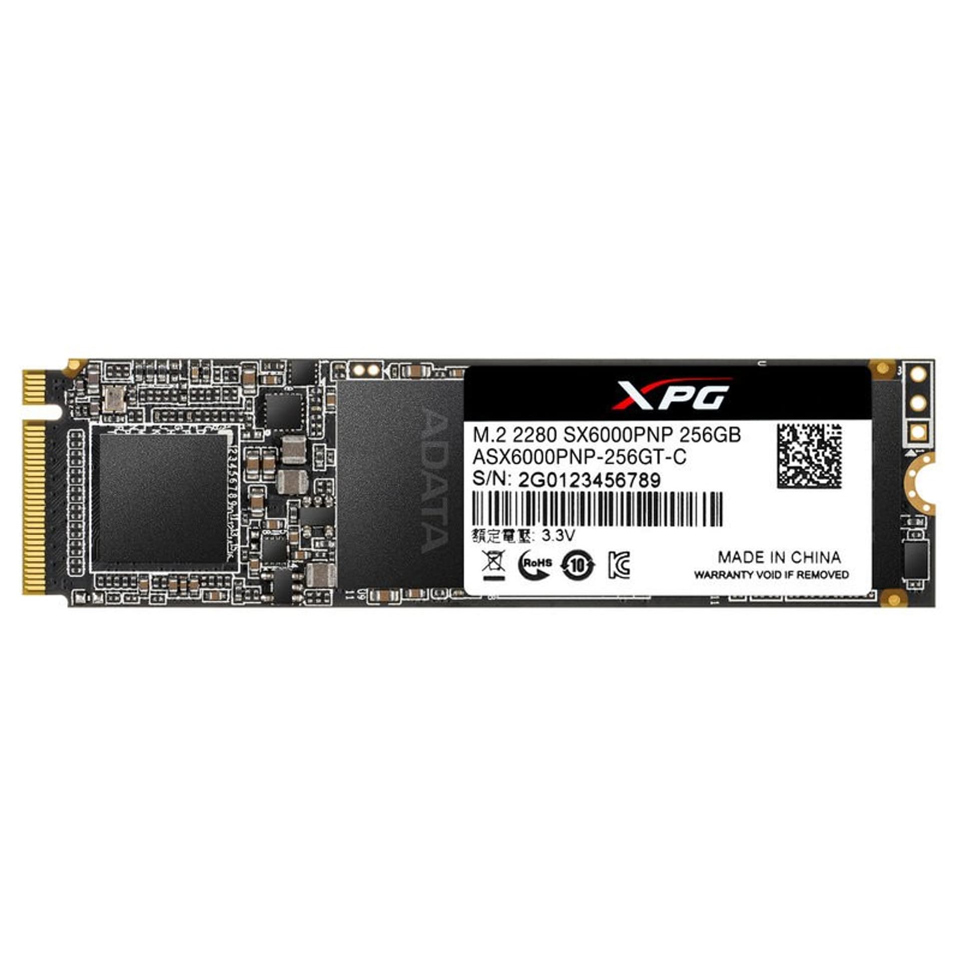 

Dysk ADATA SX6000Pro ASX6000PNP-256GT-C (256 GB ; M.2; PCI Express 3.0 x 4)
