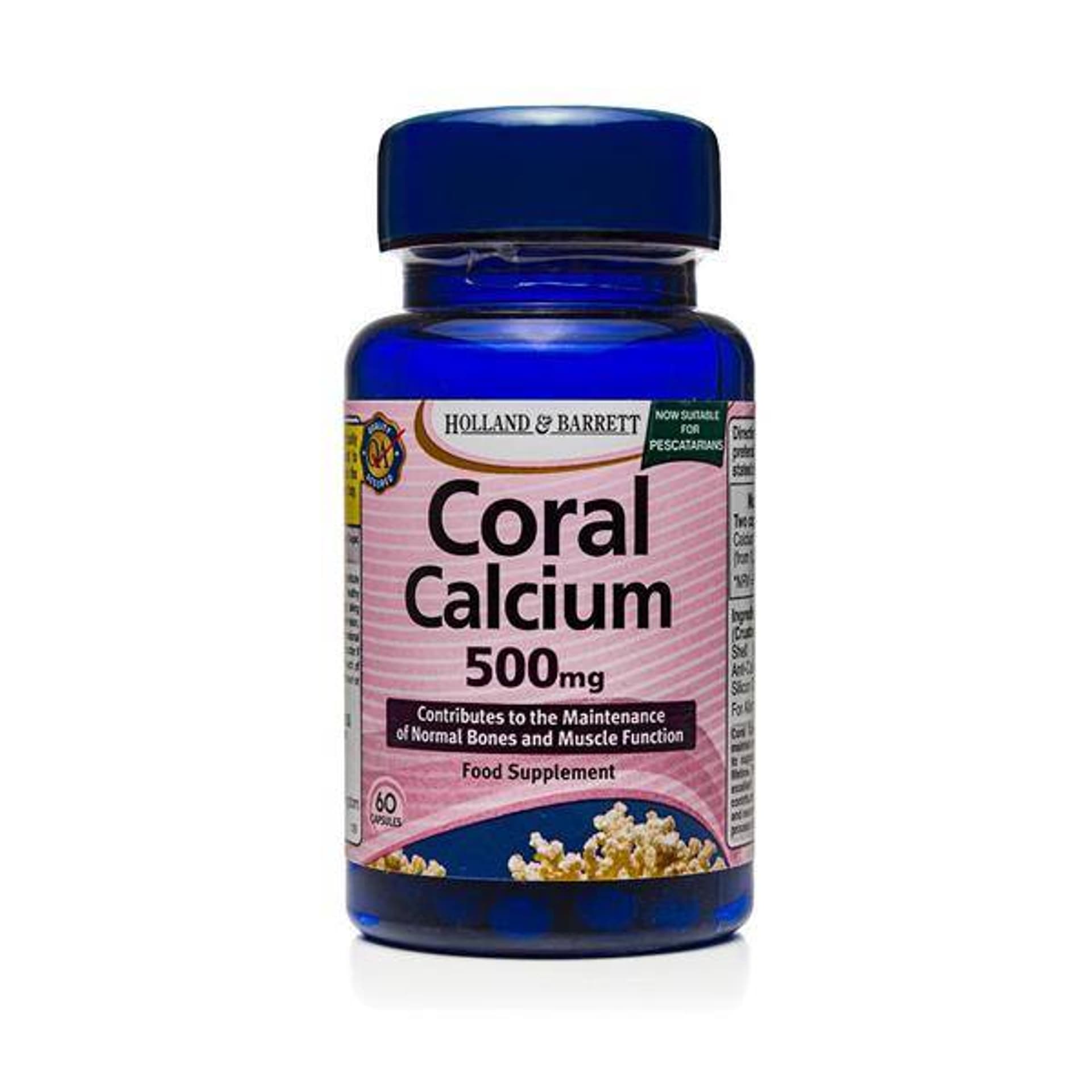 

Wapń z Koralowca 500 mg dla Pescowegetarian 60 Kapsułek
