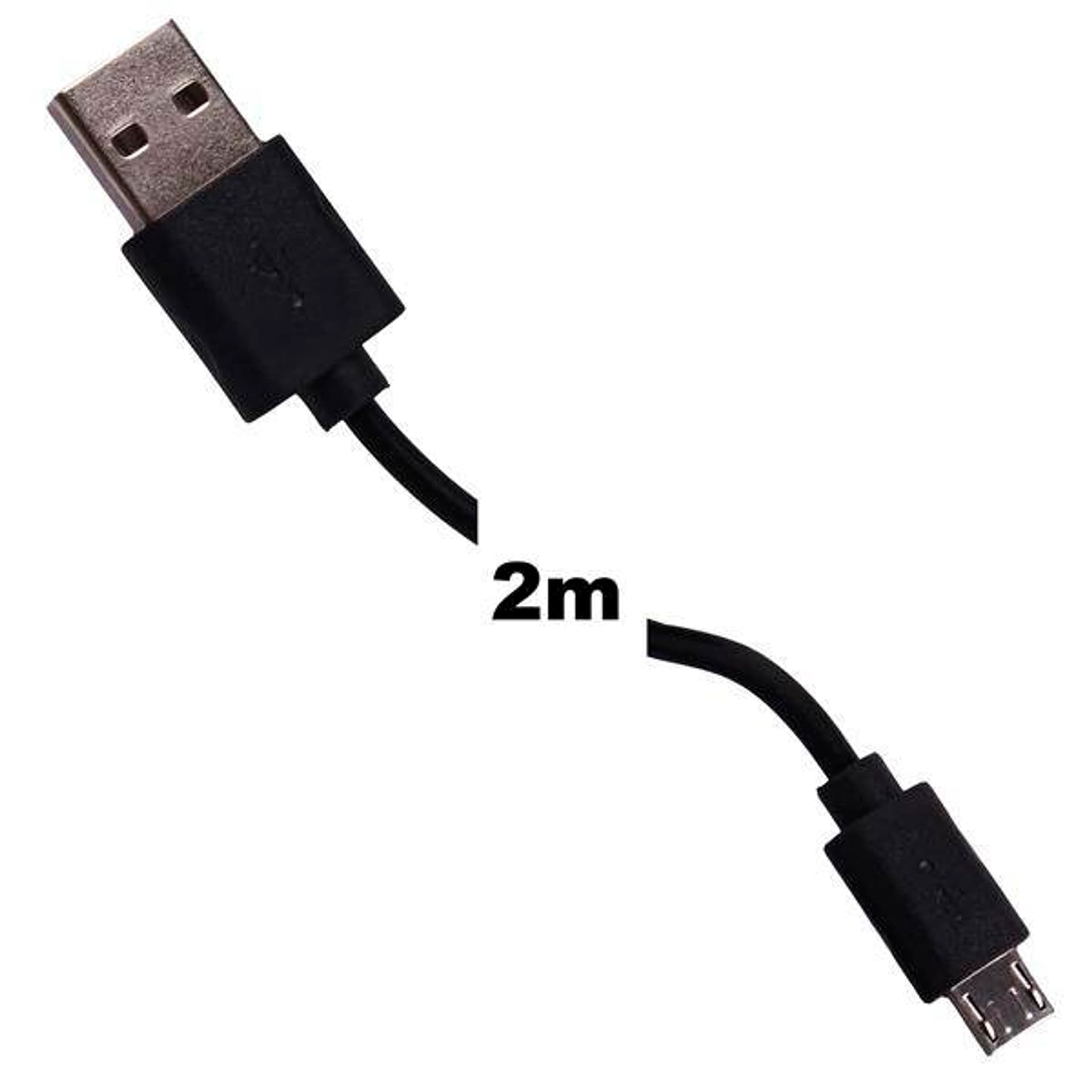 

Whitenergy Kabel do przesyłu danych, Micro USB, 200cm, czarny