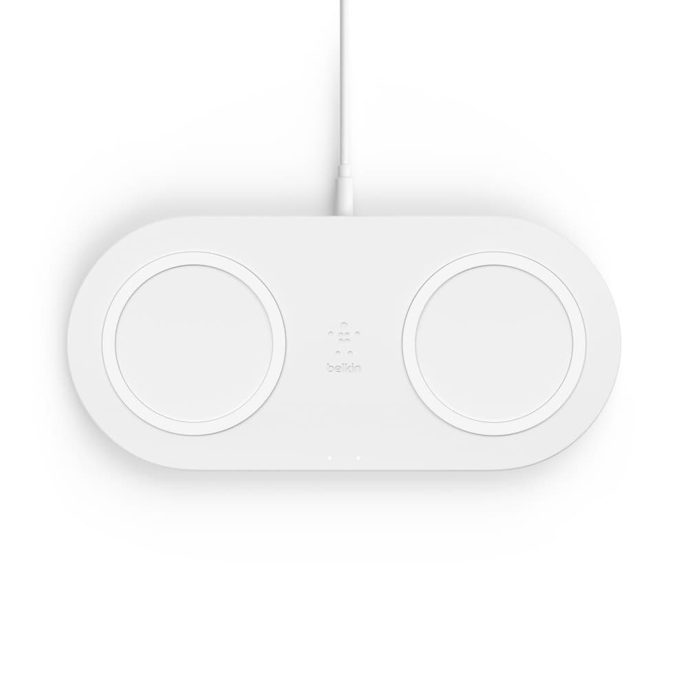 

Ładowarka indukcyjna pad 2x10W Biała