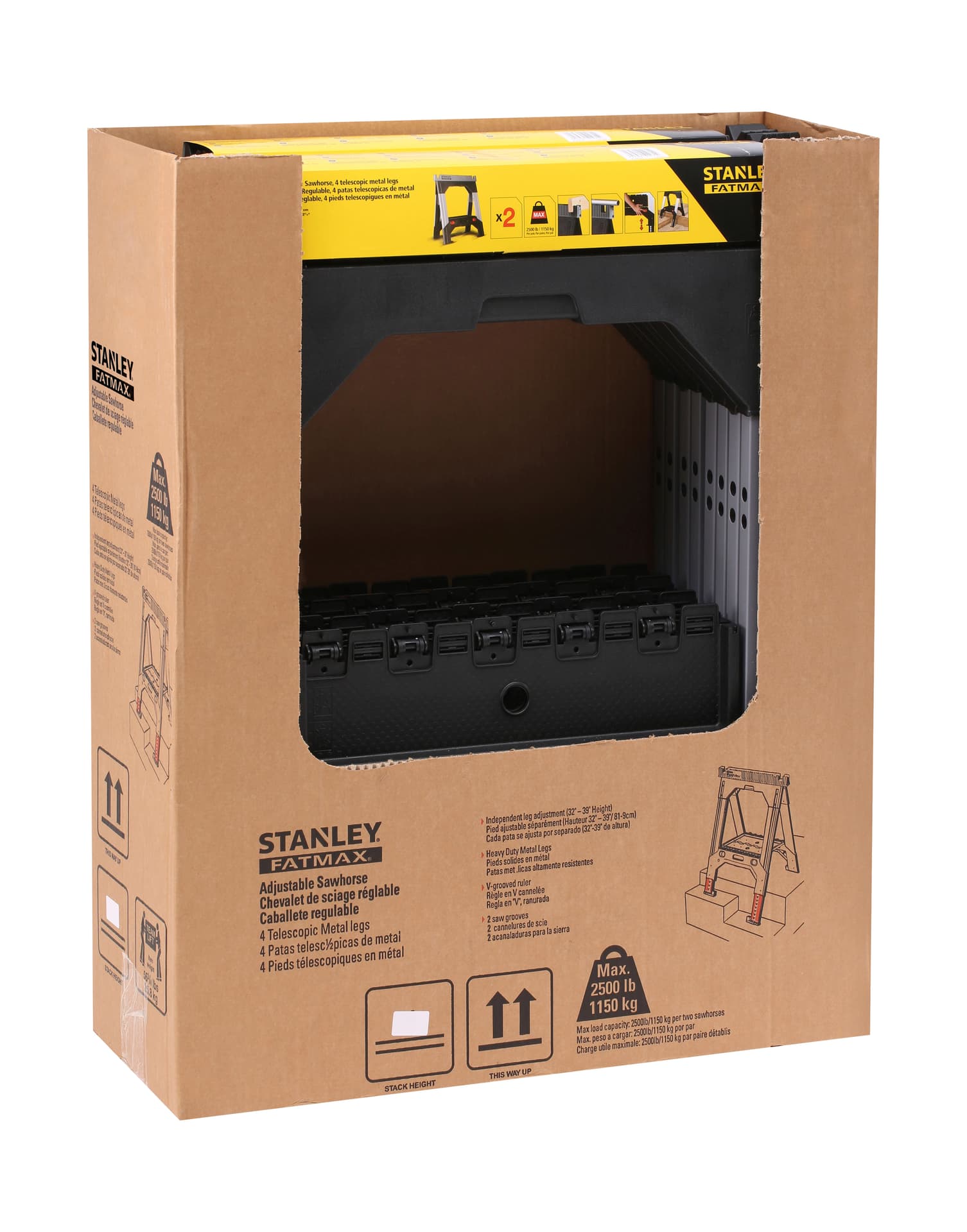 

Stojak-kobyłka 'fatmax' alu telesk. nogi, udźwig 1.3t szt.2