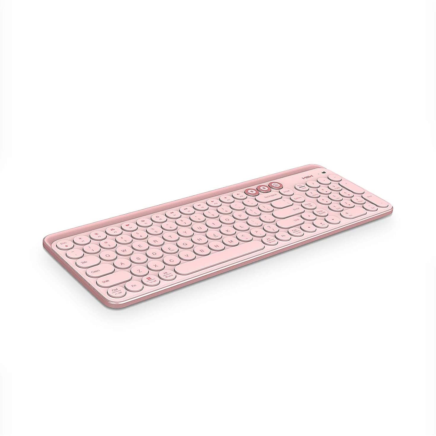 

XIAOMI MIIIW WIRELESS KEYBOARD BLUETOOTH DUAL MODE PINK MWBL01