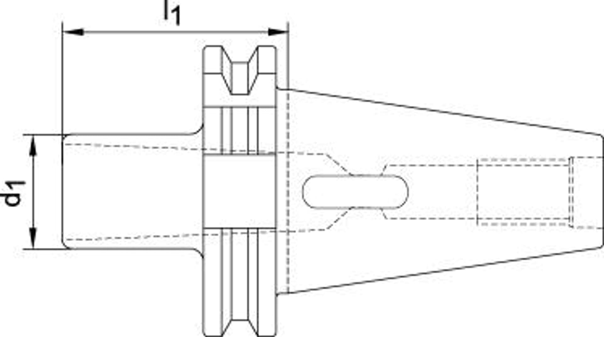 

Tuleja redukc. DIN69871A,ksztalt D SK40/MK3 HAIMER