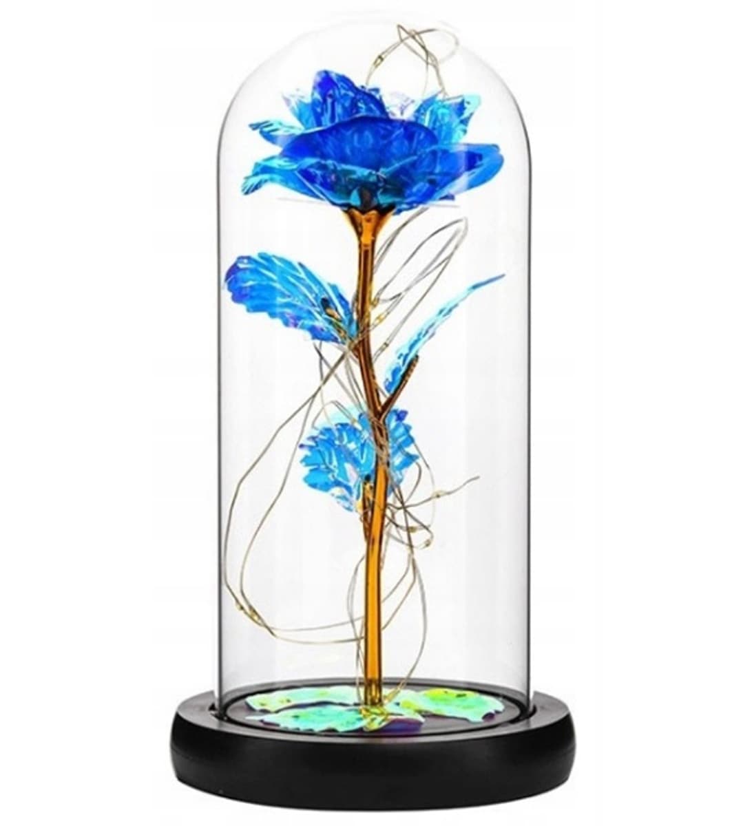 

AG776B Wieczna róża w szkle led blue