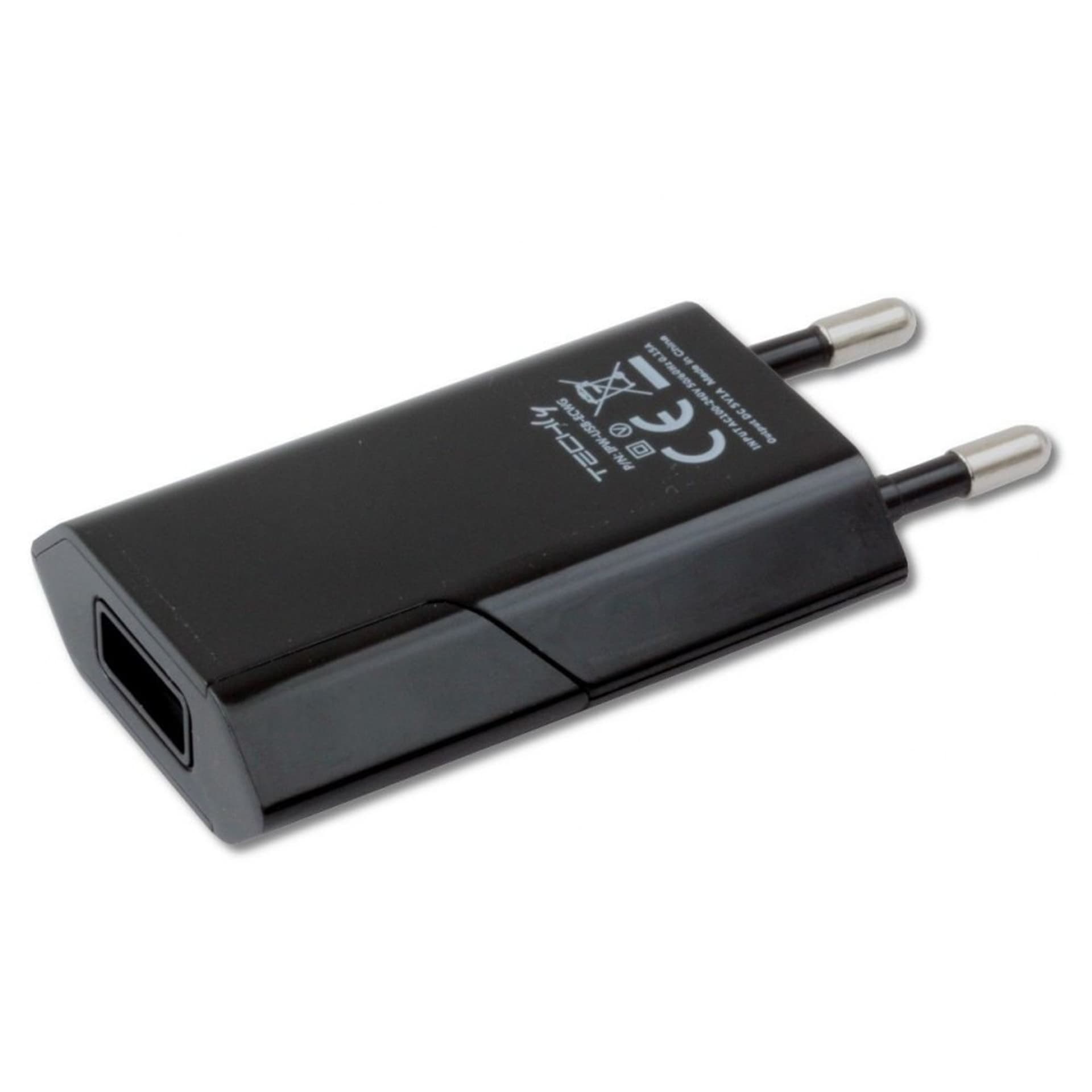 

Ładowarka sieciowa USB 5V 1A czarna