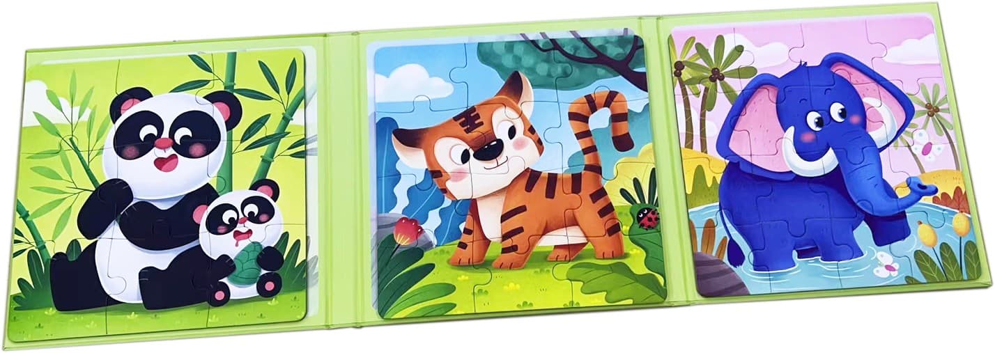 

MAGNETYCZNE PUZZLE ZWIERZĄTKA KSIĄZECZKA ZOO JHTOY-266