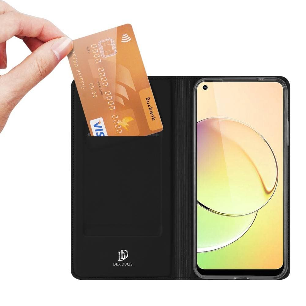 

Etui REALME 10 4G z Klapką Eko Skóra Dux Ducis Skin Leather czarne