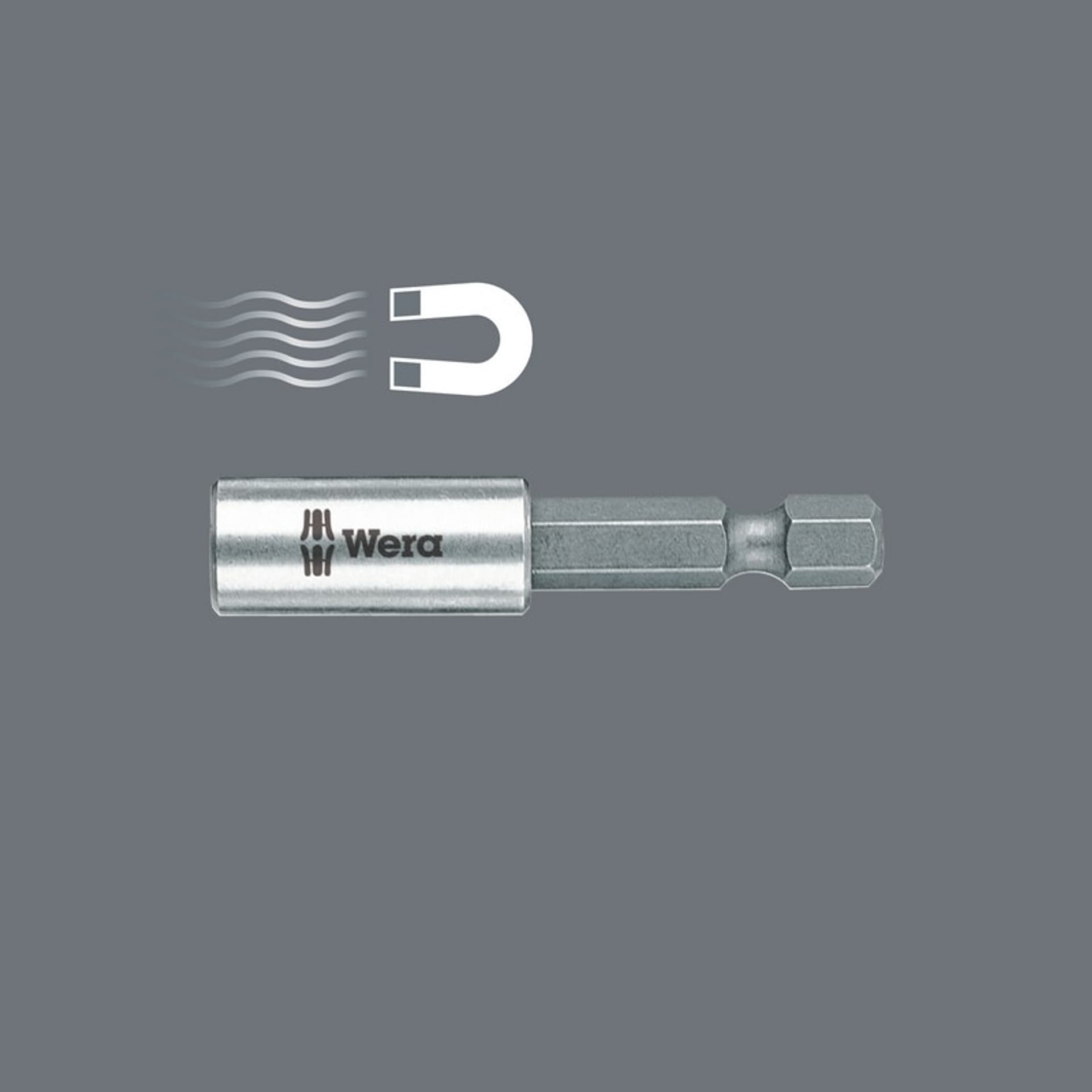 

UCHWYT MAGNETYCZNY ZE STALI NIERDZEWNEJ 1/4'' 50MM BLISTER