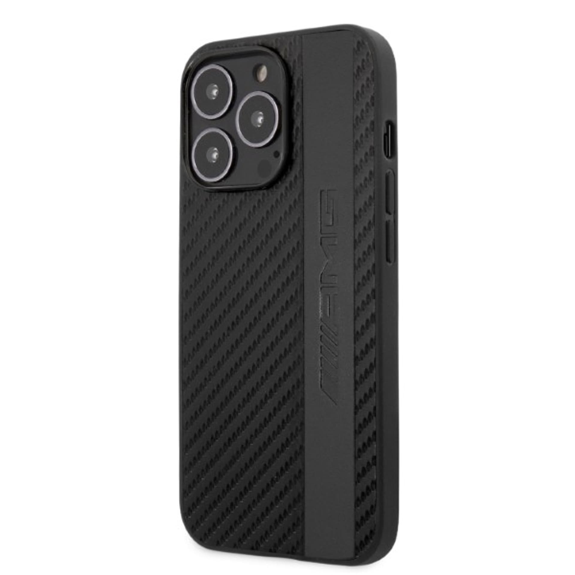 

AMG AMHCP13LBLSCA iPhone 13 Pro / 13 6,1" czarny/black hardcase Carbon Stripe&Embossed