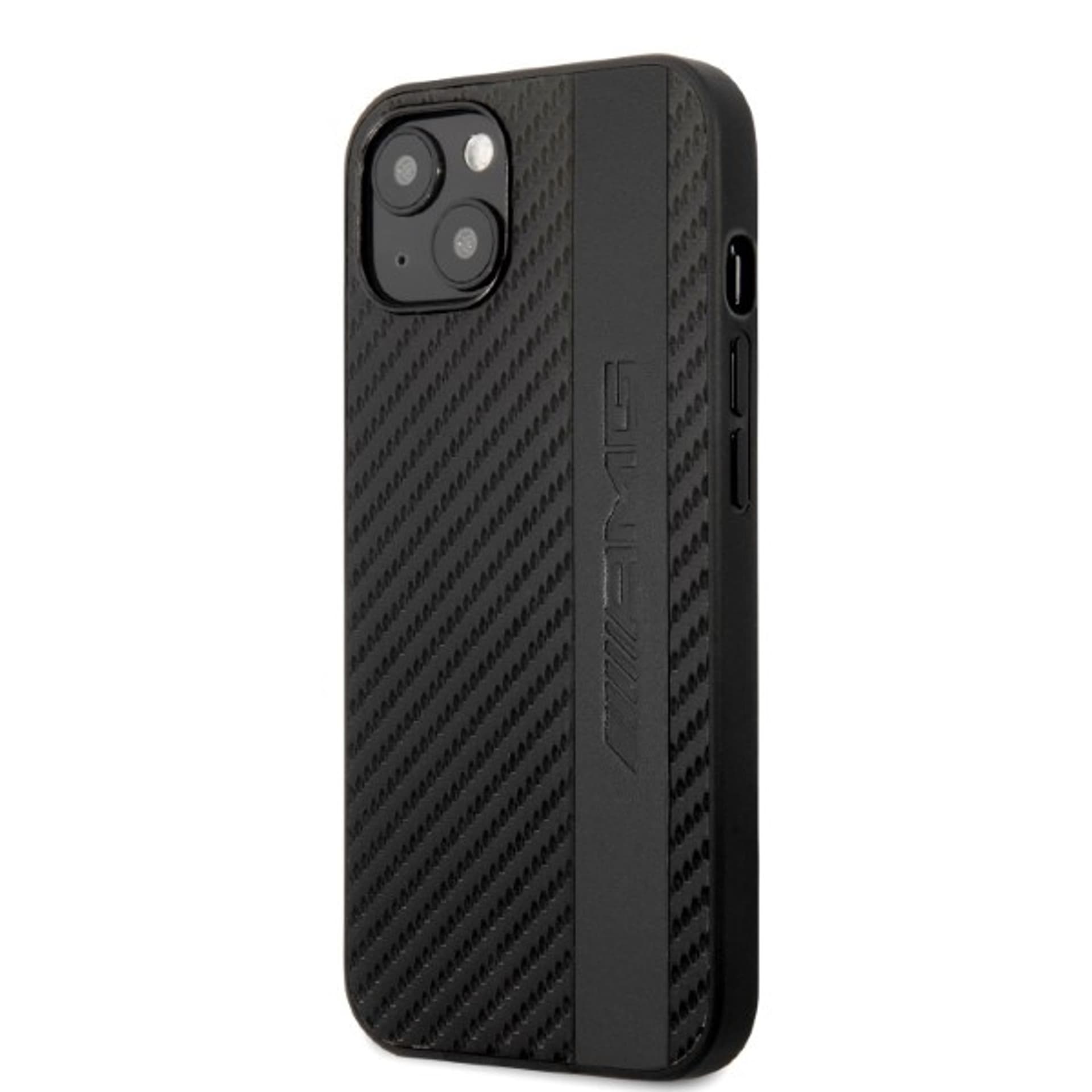 

AMG AMHCP13MBLSCA iPhone 13 6,1" czarny/black hardcase Carbon Stripe&Embossed