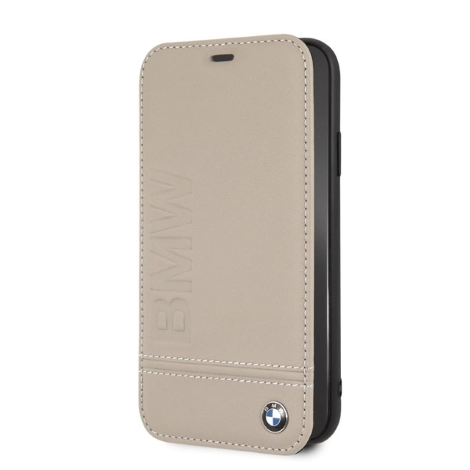 

BMW BMFLBKI61LLST iPhone Xr book beżowy/taupe Logo Imprint