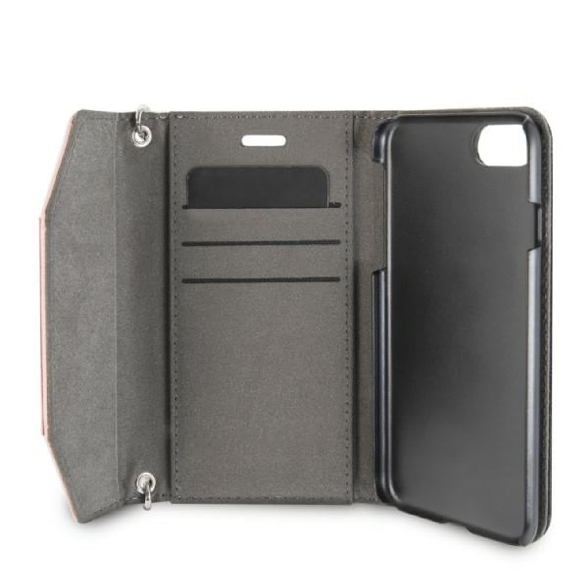 

Karl Lagerfeld KLCLTP7KFCH iPhone 7/8 SE 2020 / SE 2022 różowy/pink bookcase Chopette Koctail Clutch