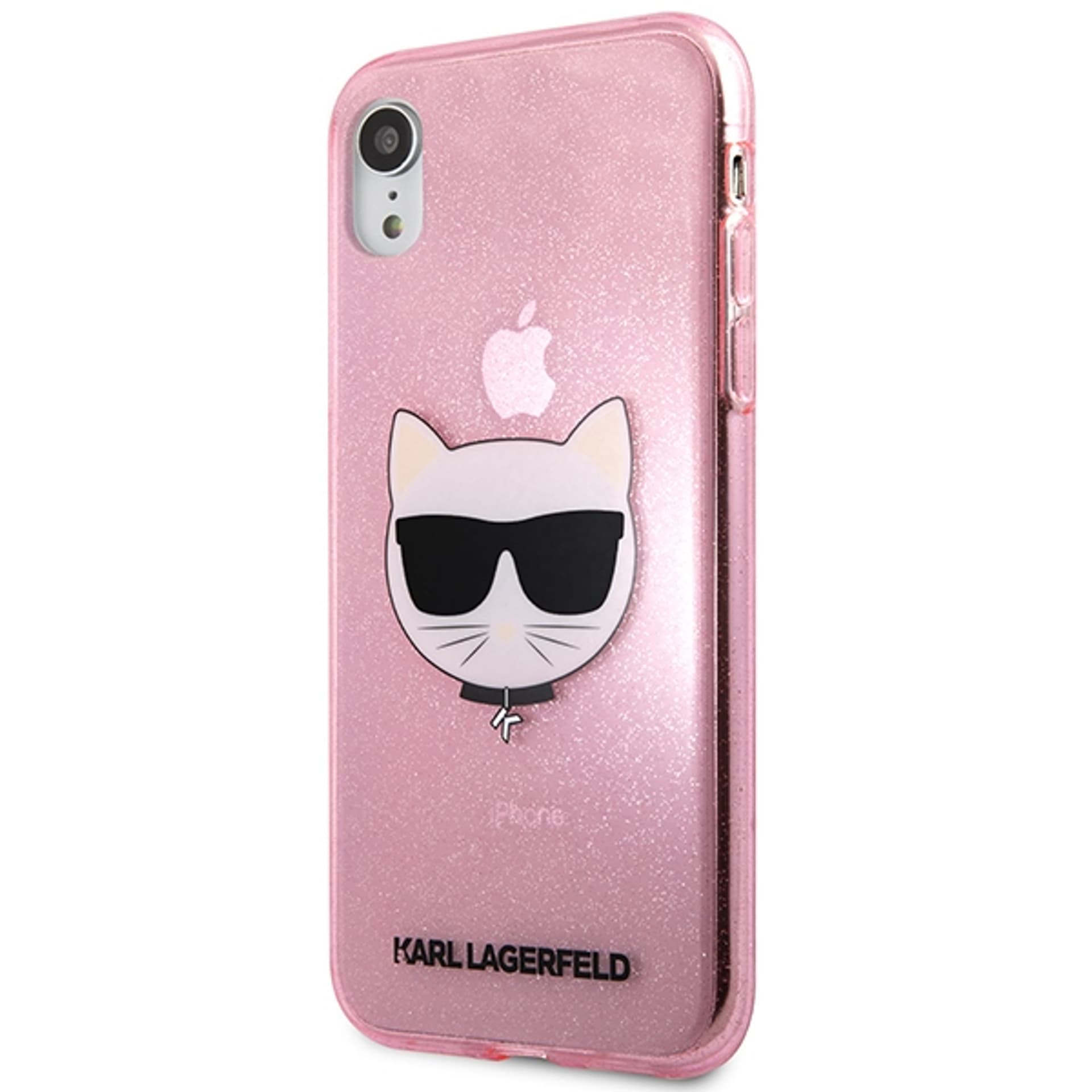 

Karl Lagerfeld KLHCI61CHTUGLP iPhone Xr 6,1" różowy/pink hardcase Glitter Choupette