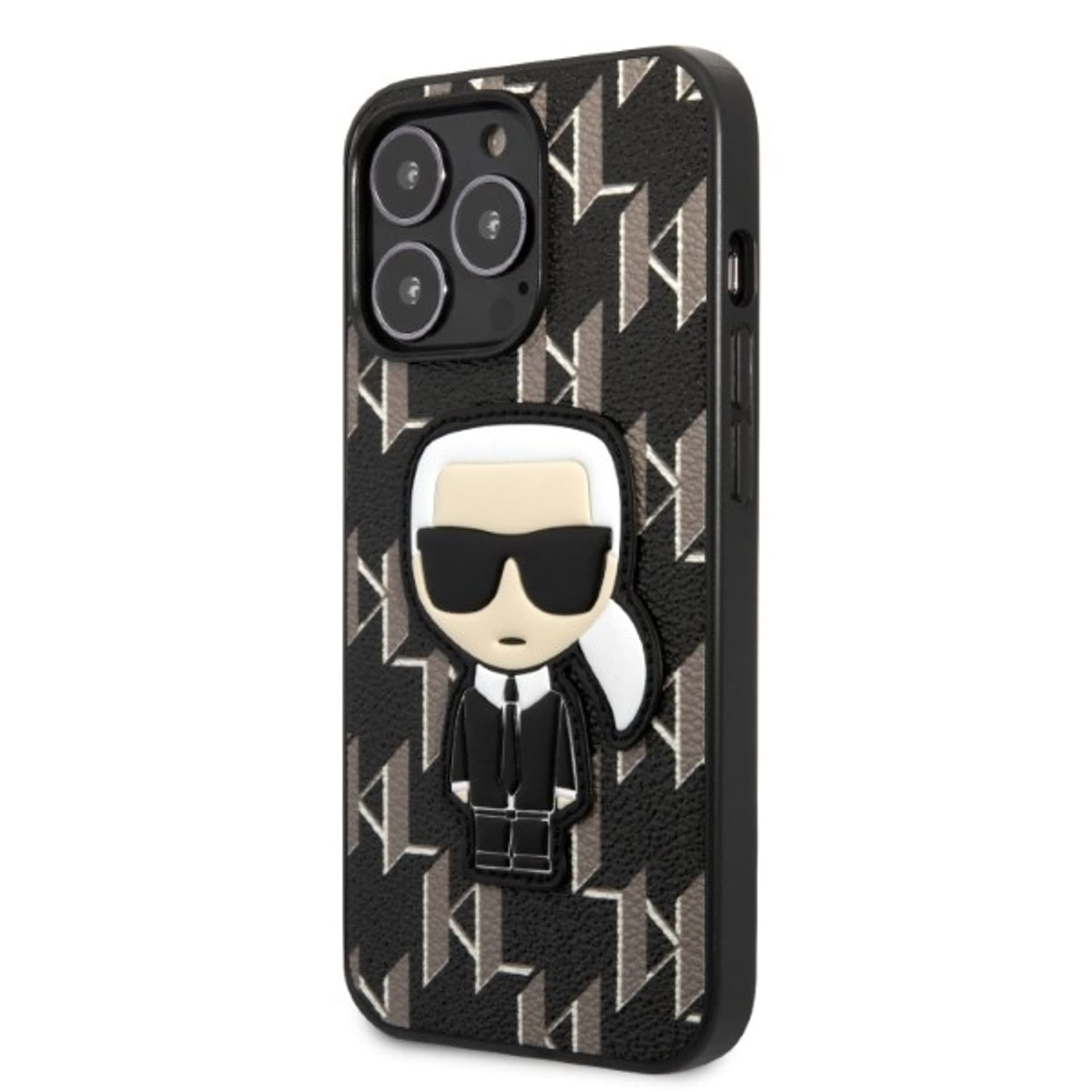 

Karl Lagerfeld KLHCP13XPMNIKBK iPhone 13 Pro Max 6,7" hardcase czarny/black Monogram Ikonik Patch