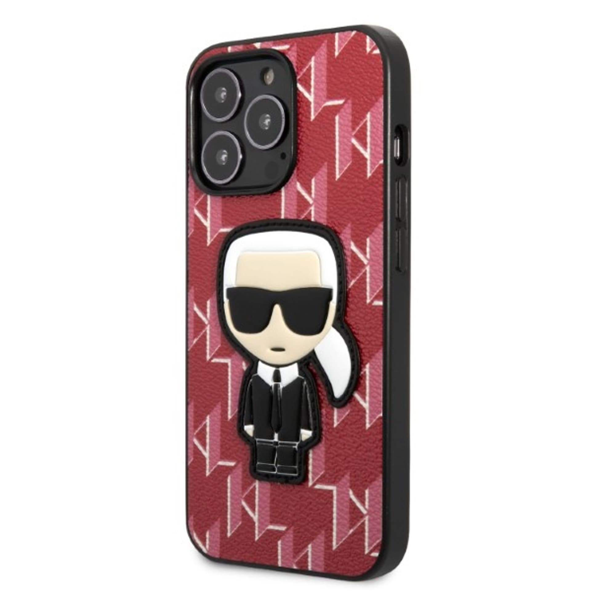 

Karl Lagerfeld KLHCP13XPMNIKPI iPhone 13 Pro Max 6,7" hardcase czerwony/red Monogram Ikonik Patch