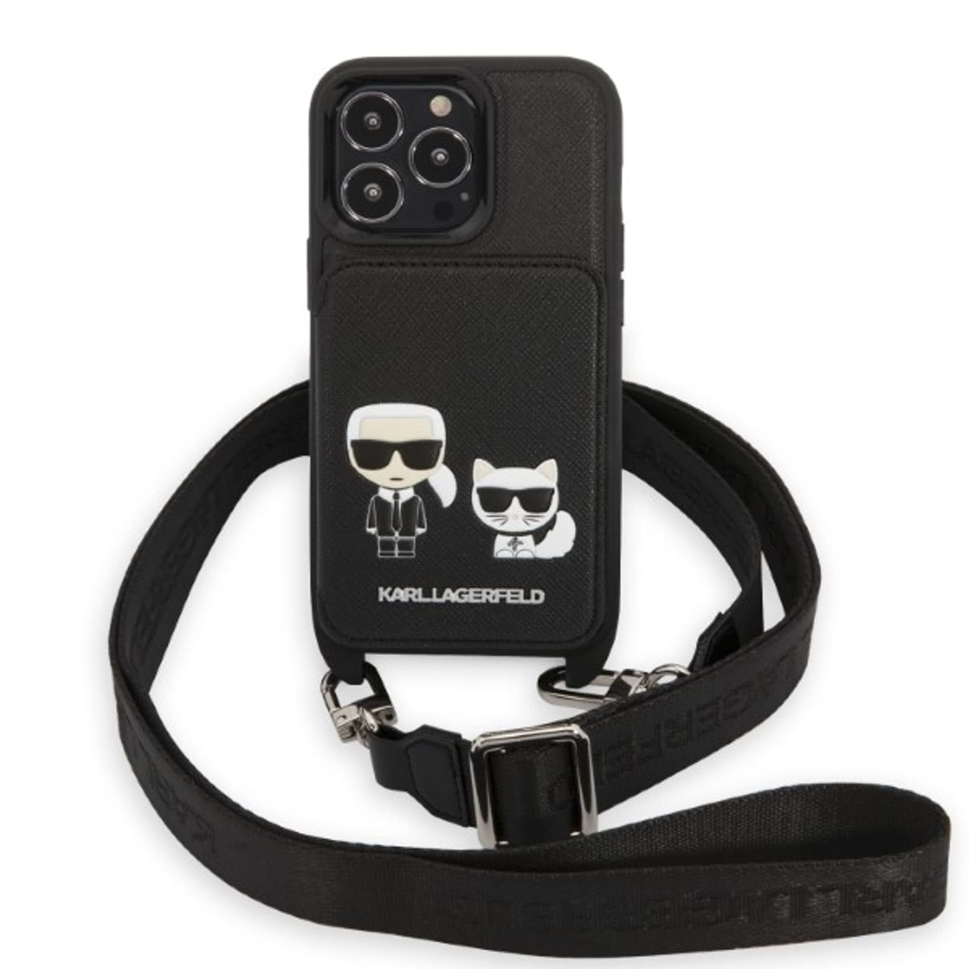 

Karl Lagerfeld KLHCP13XSAKCHSK iPhone 13 Pro Max 6,7" hardcase Saffiano Karl & Choupette Embossed