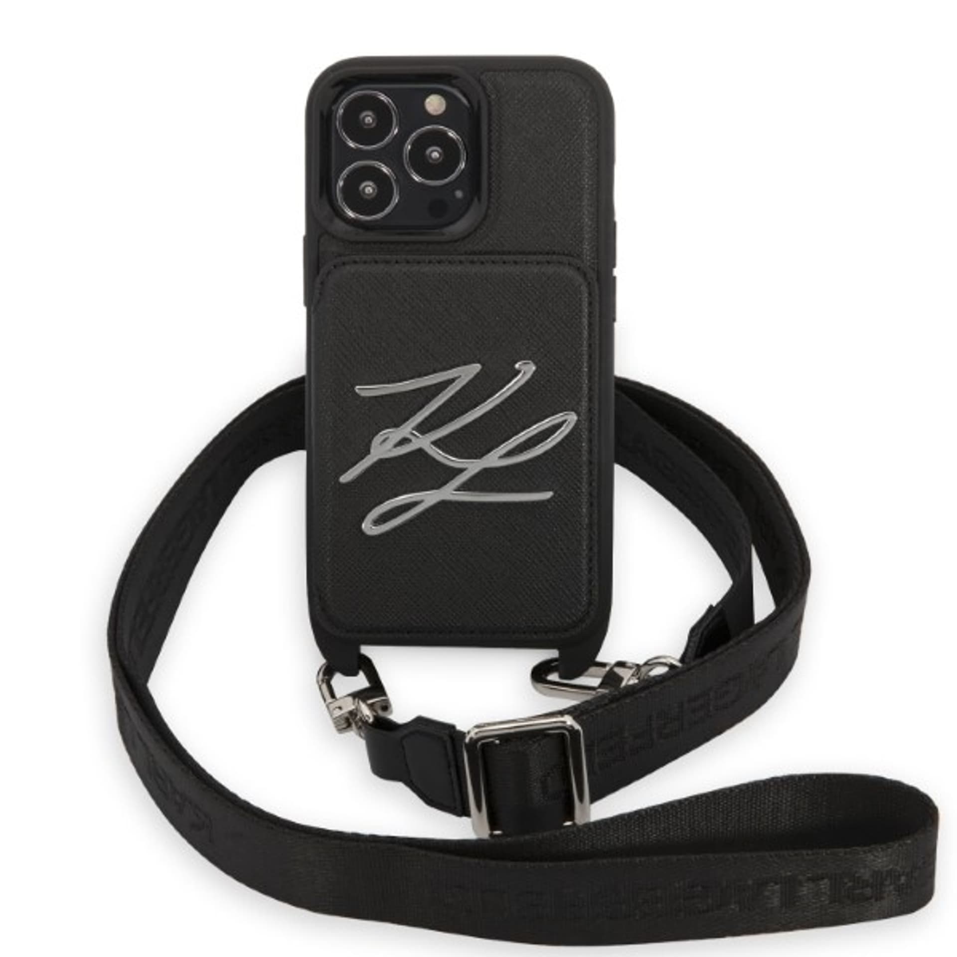 

Karl Lagerfeld KLHCP13LSAKLCK iPhone 13 Pro / 13 6,1" hardcase czarny/black Saffiano Autograph