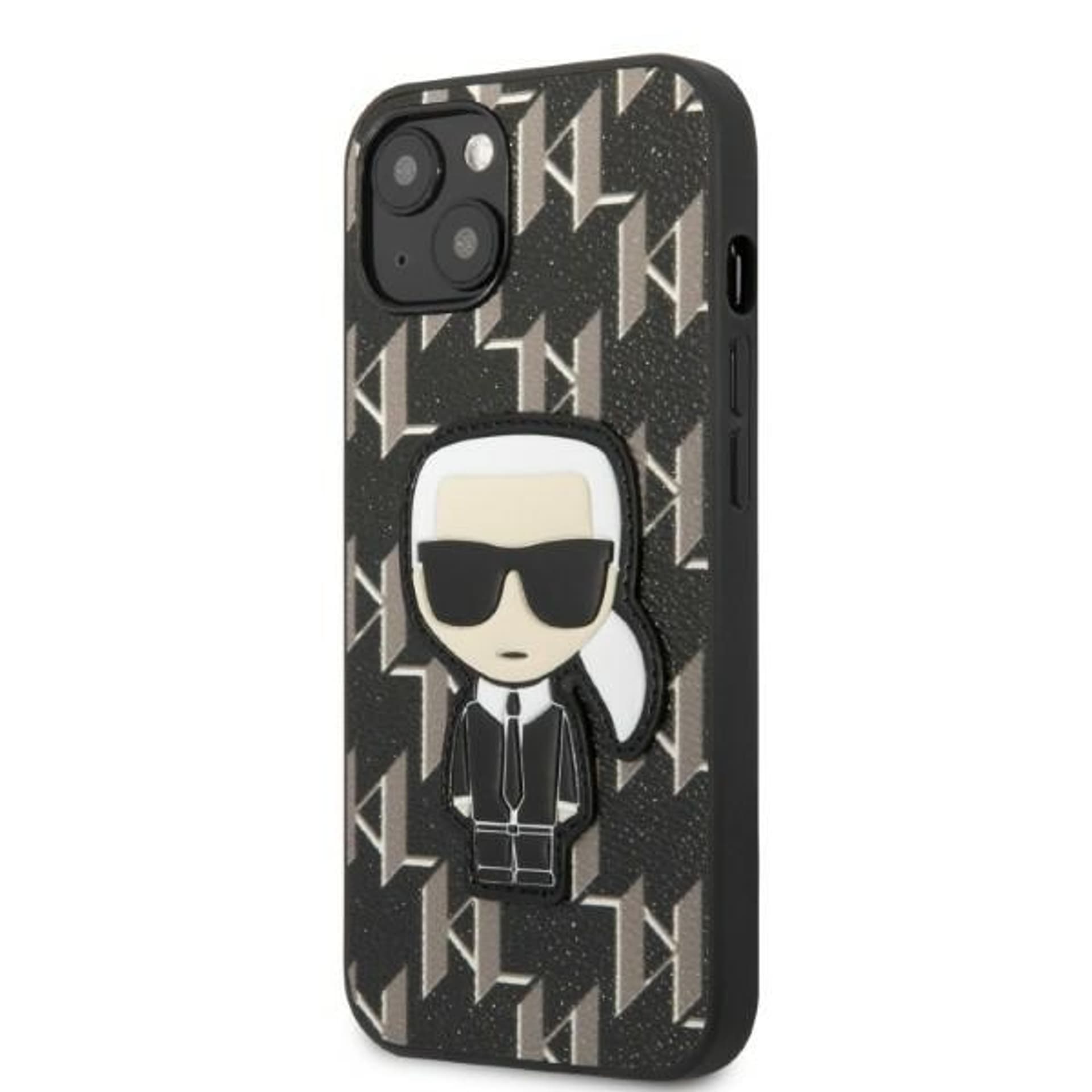 

Karl Lagerfeld KLHCP13MPMNIKBK iPhone 13 6,1" hardcase czarny/black Monogram Ikonik Patch