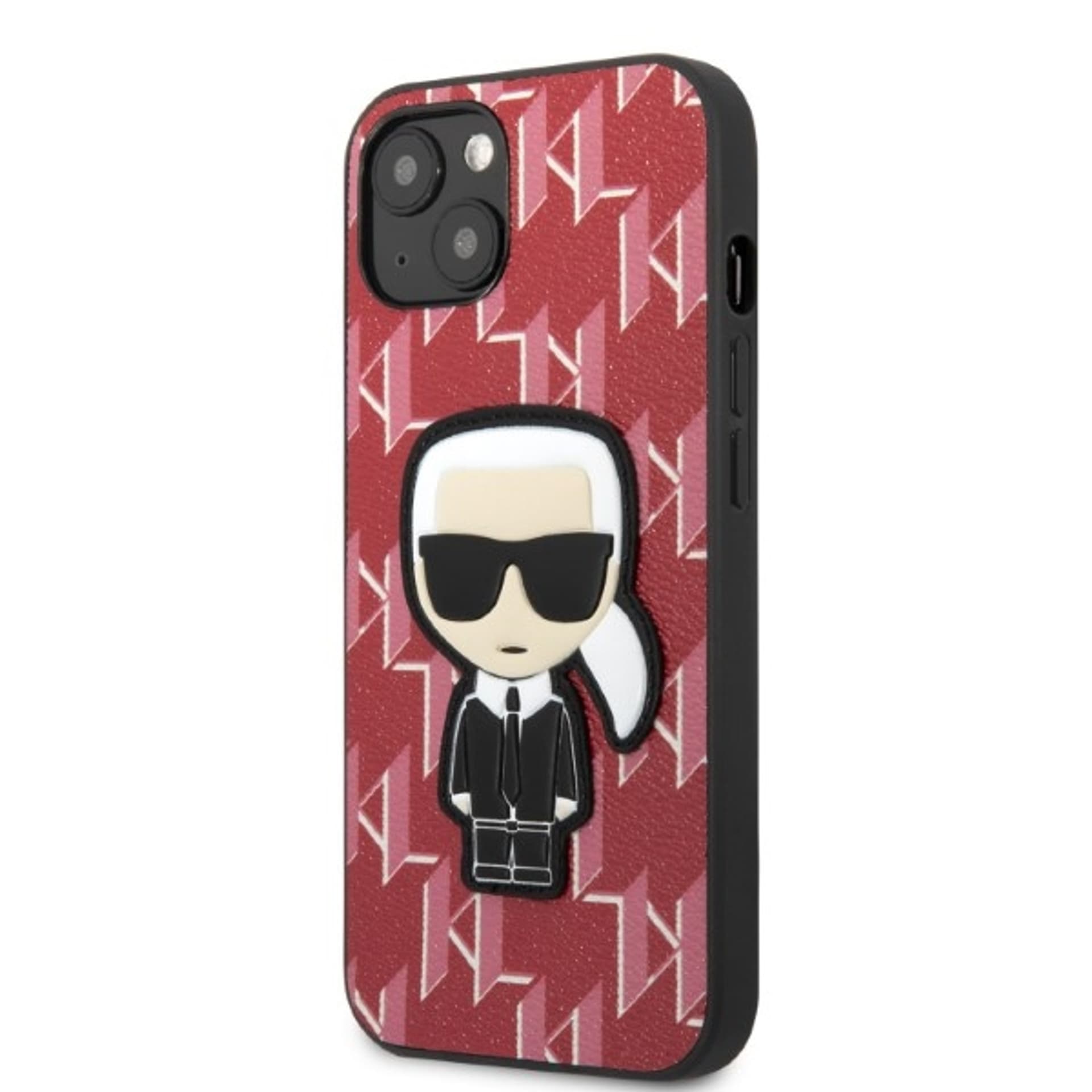 

Karl Lagerfeld KLHCP13SPMNIKPI iPhone 13 mini 5,4" hardcase czerwony/red Monogram Ikonik Patch