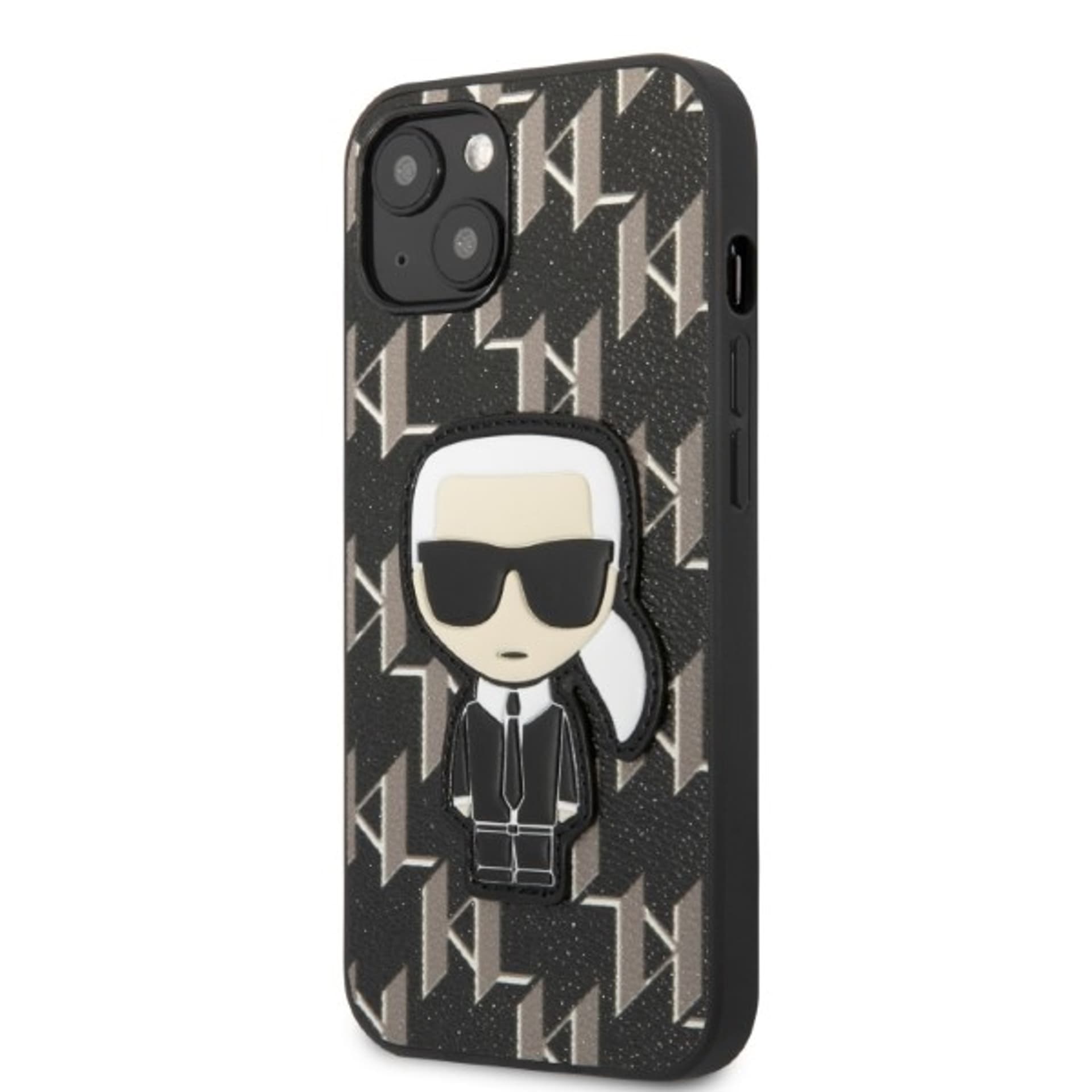 

Karl Lagerfeld KLHCP13SPMNIKBK iPhone 13 mini 5,4" hardcase czarny/black Monogram Ikonik Patch
