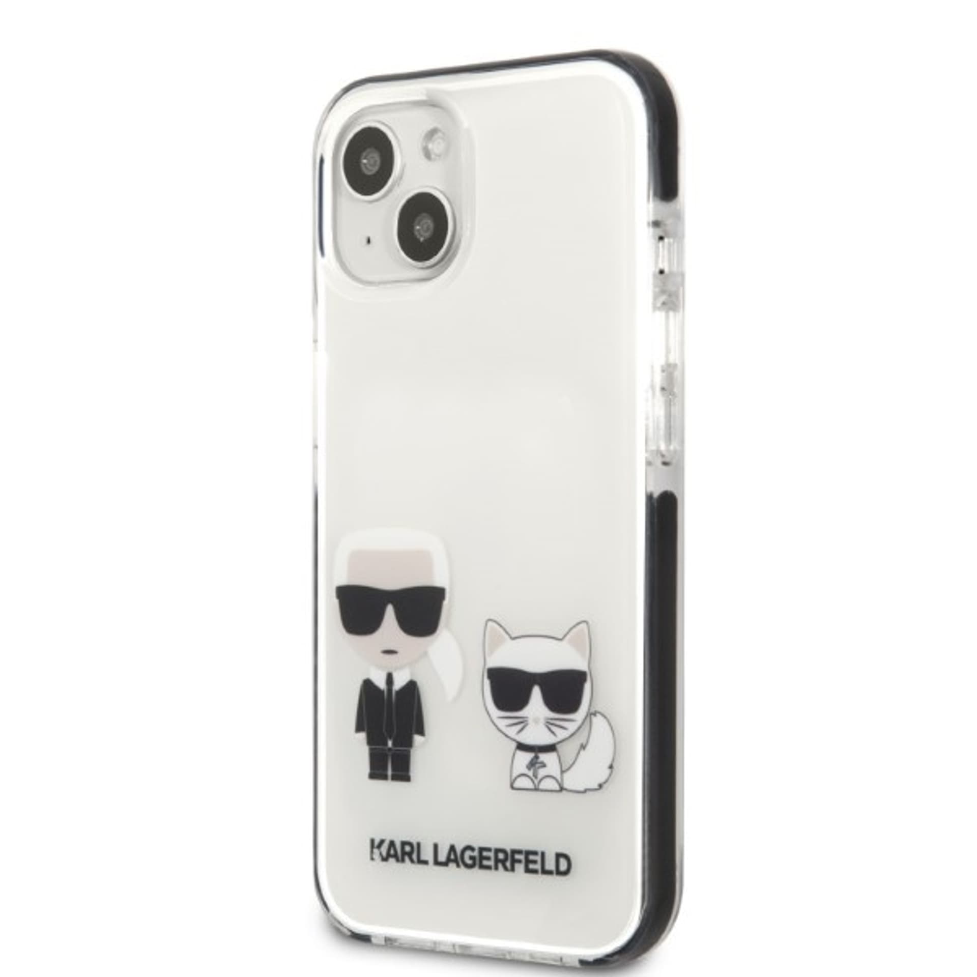 

Karl Lagerfeld KLHCP13STPEKCW iPhone 13 mini 5,4" hardcase biały/white Karl&Choupette