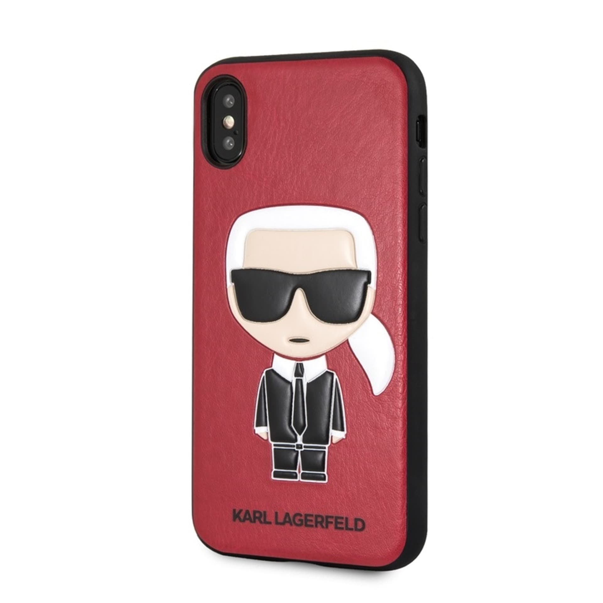 

Karl Lagerfeld KLHCPXIKPURE iPhone X/XS hardcase czerwony/red Ikonic Karl Fullbody