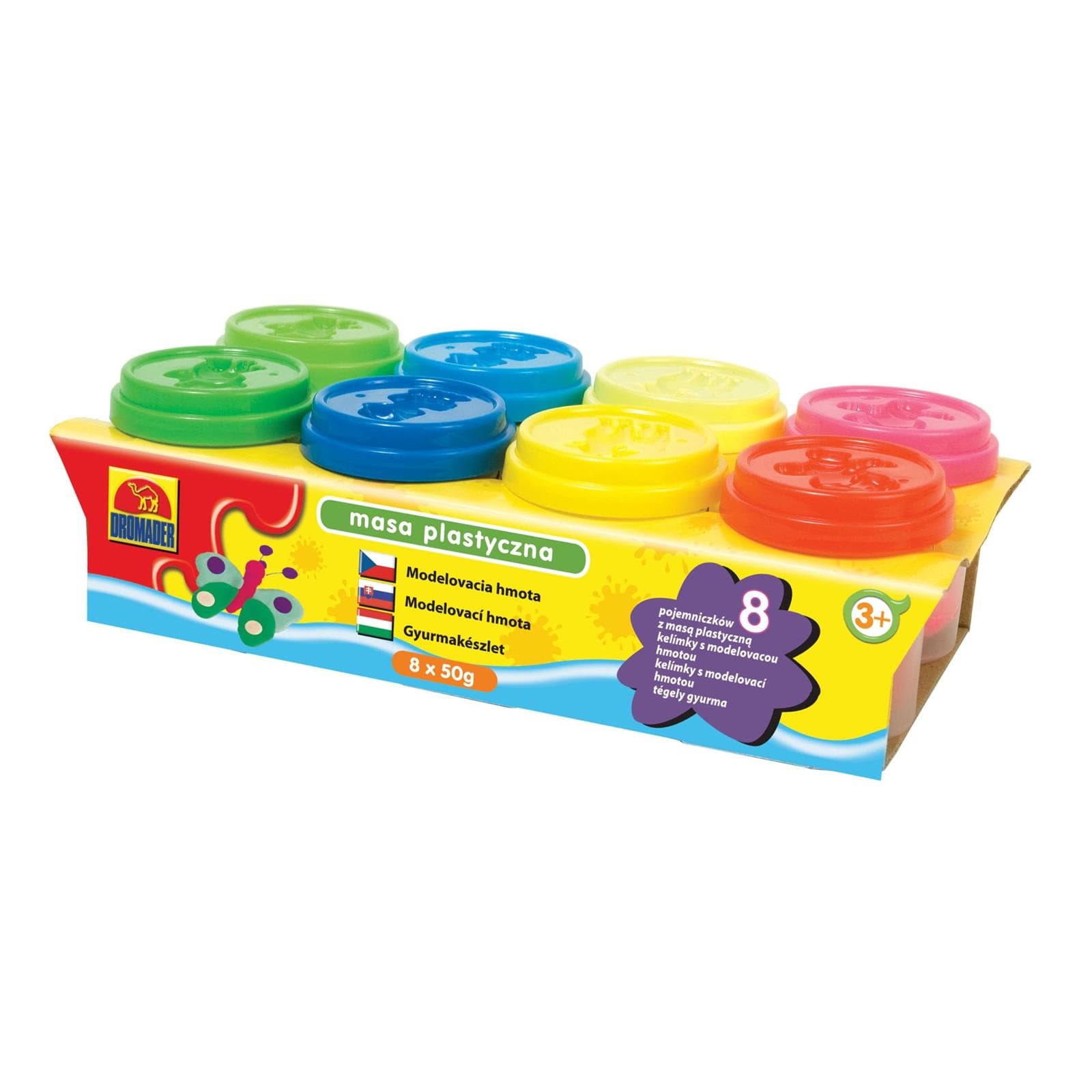 

Masa plastyczna 8 małych tub