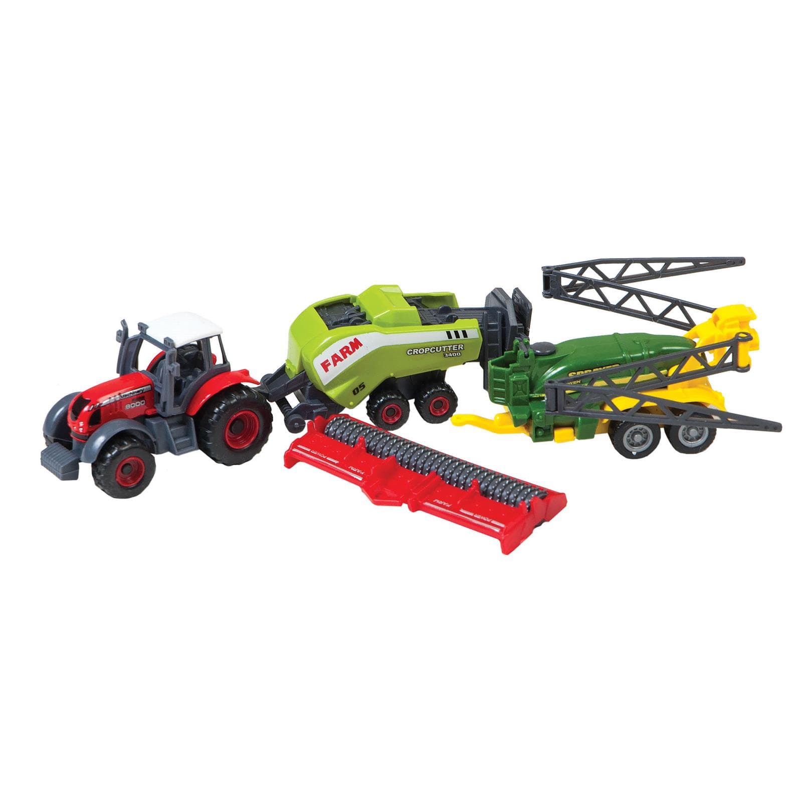 

ZESTAW MASZYN ROLNICZYCH TRAKTOR PRZYCZEPY METAL