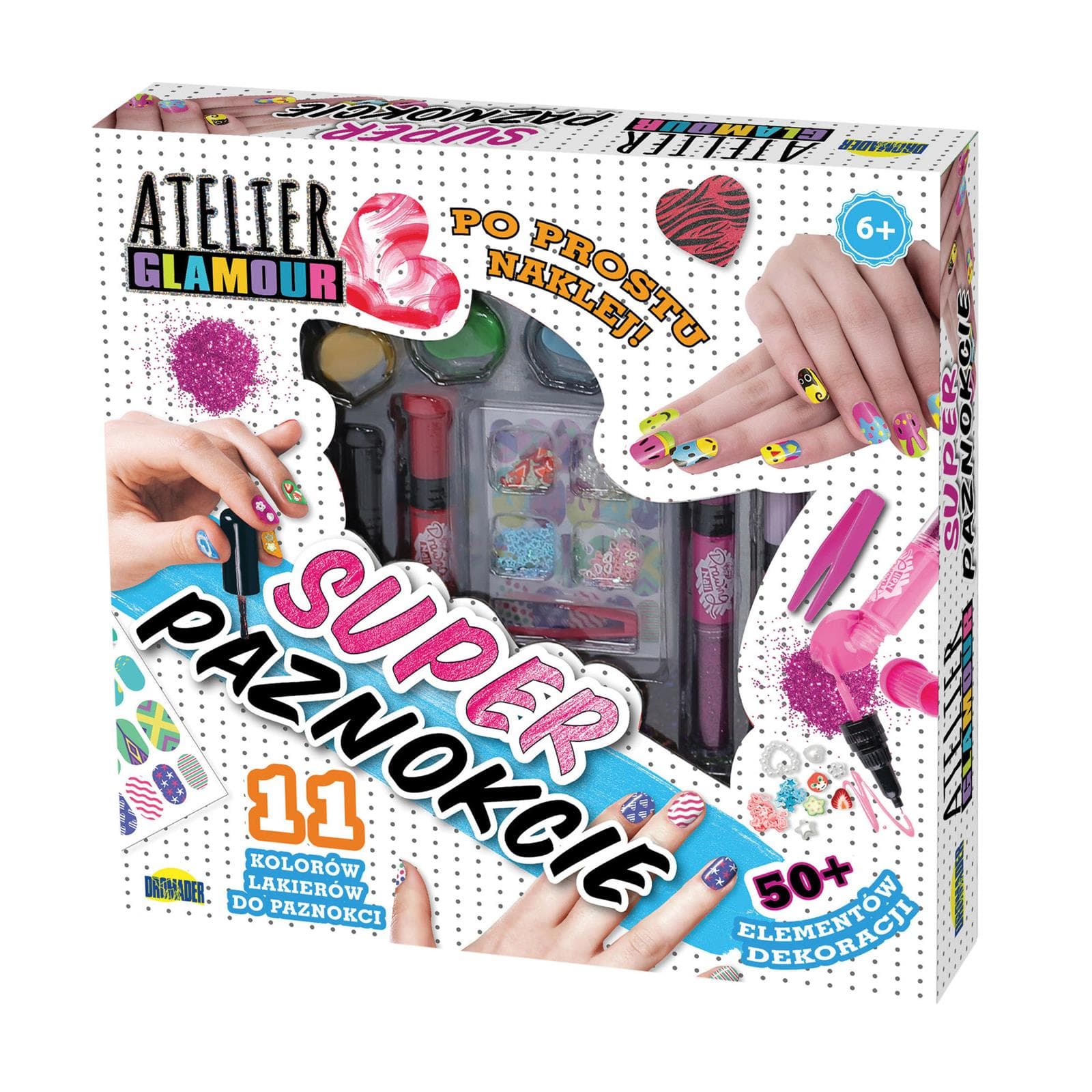 

Zestaw do manicure Atelier Glamour - Super paznokcie