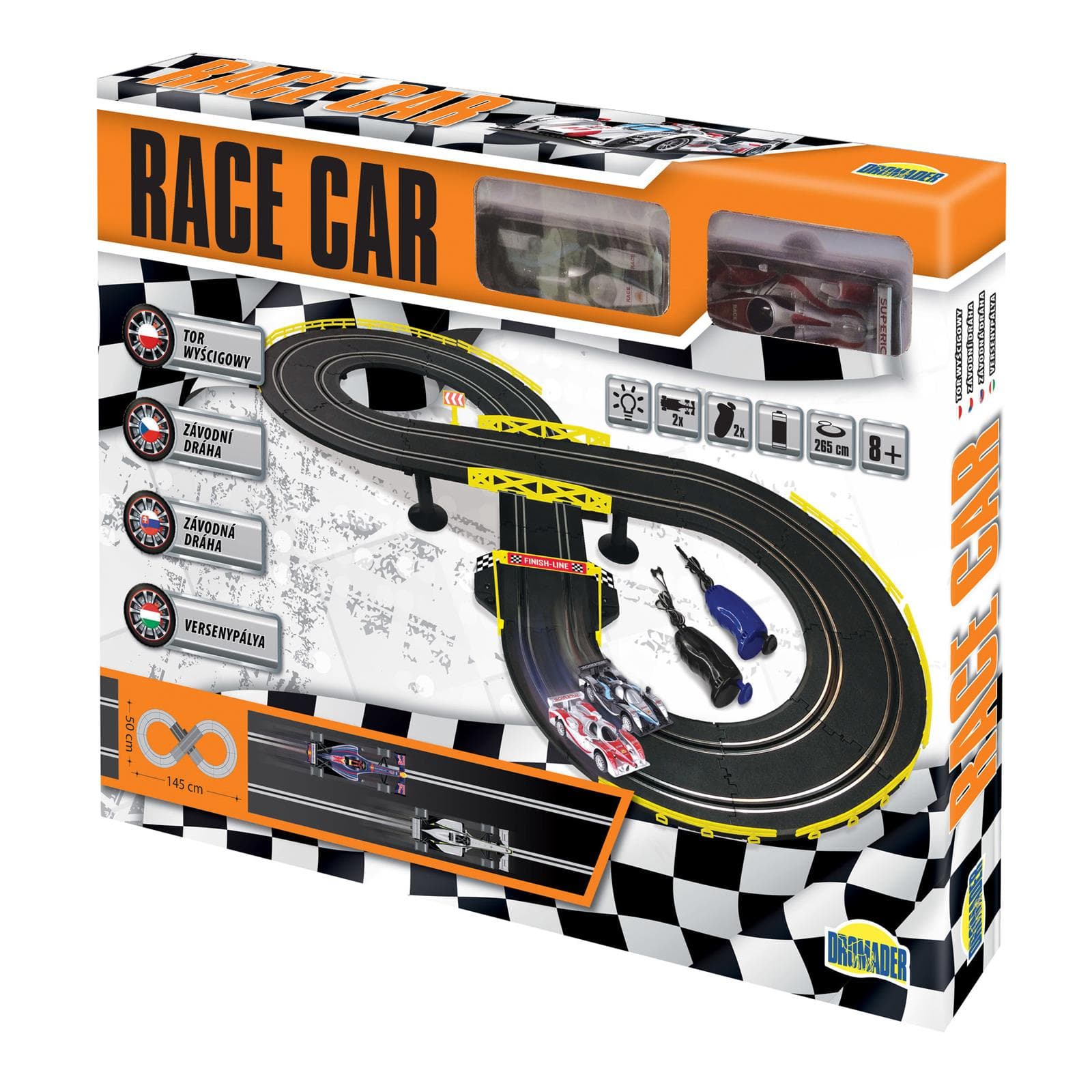 

TOR SAMOCHODOWY -RACE CAR- 265cm-1066323