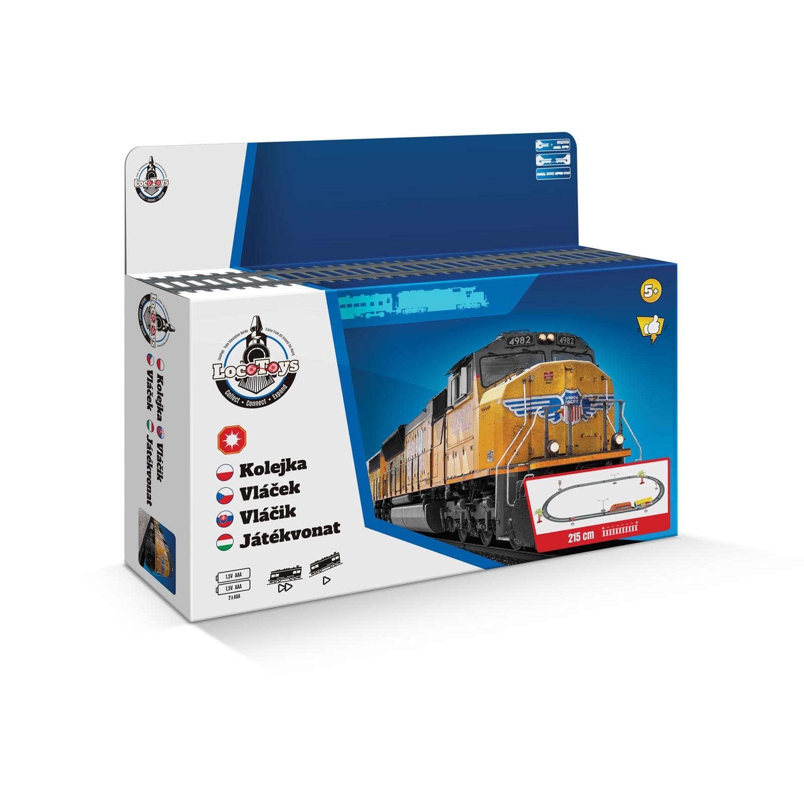 

LOCOTOYS -KOLEJKA z torem 215cm1254688
