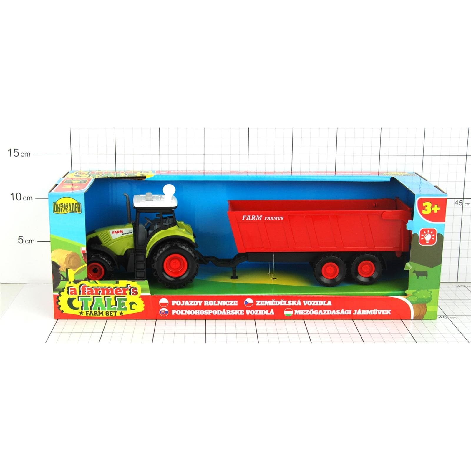 

TRAKTOR Z PRZYCZEPĄ (DŹWIĘKI) W PUDEŁKU, Dźwięki) w pudełk
