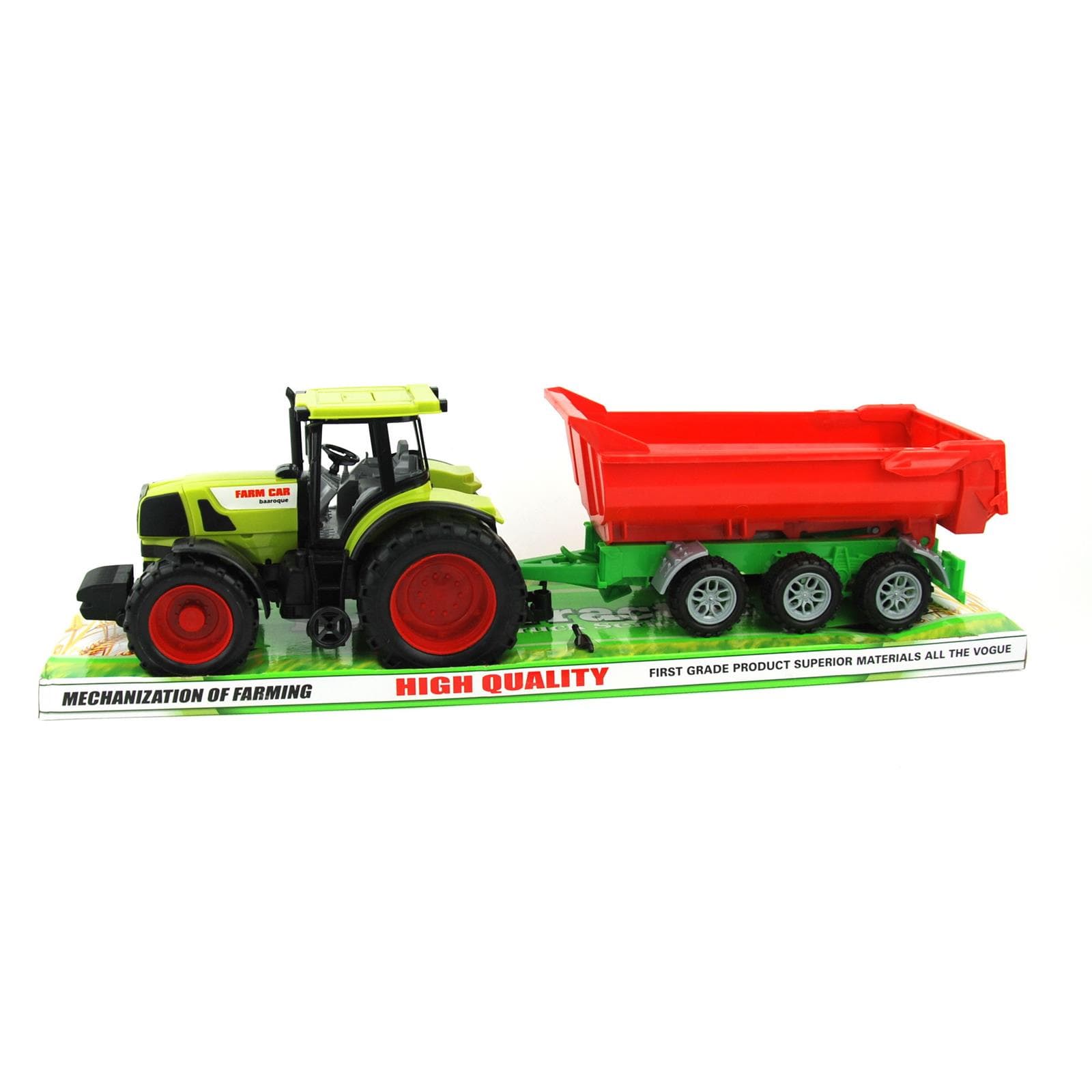 

TRAKTOR Z PRZYCZEPĄ POD KLOSZEM