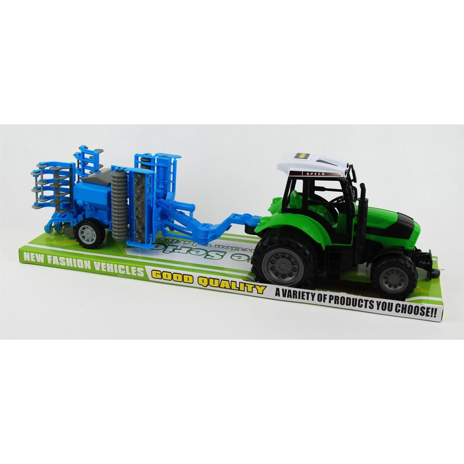 

TRAKTOR Z PRZYCZEPĄ POD KLOSZEM