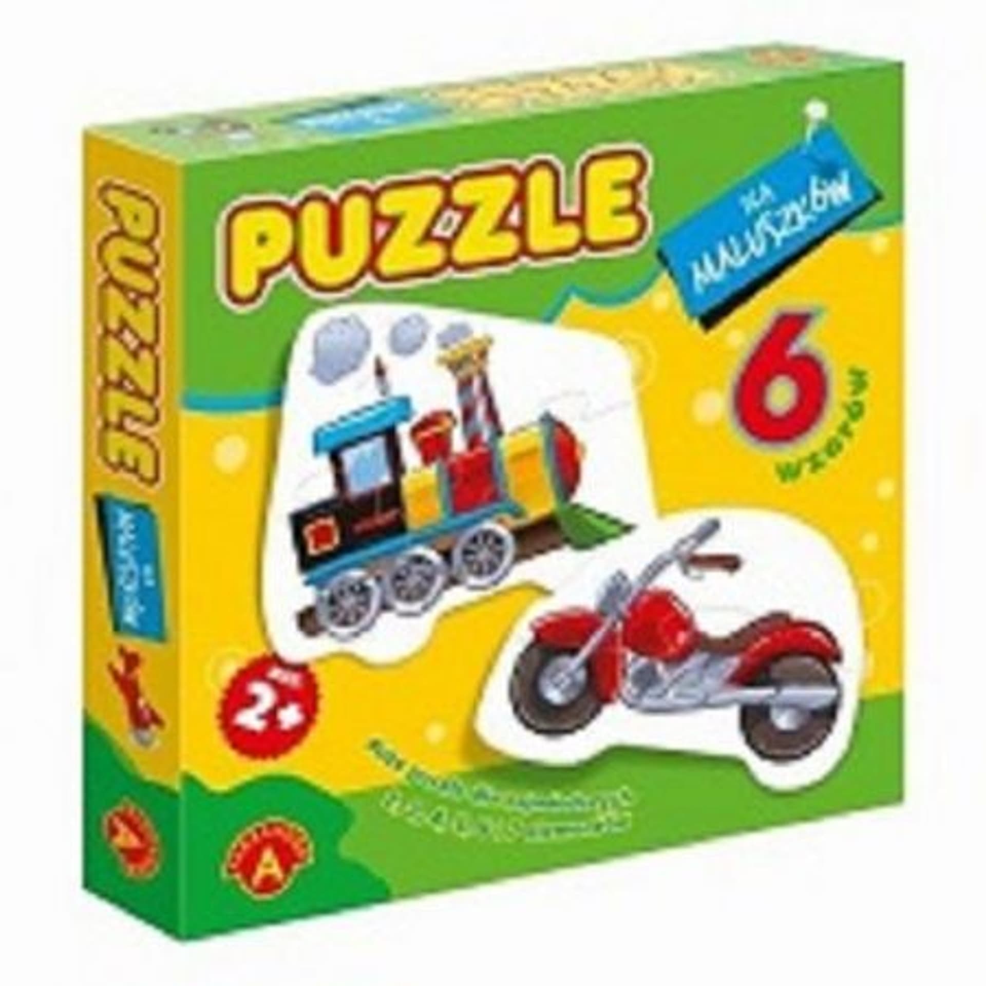 

Puzzle dla maluszków Lokomotywa