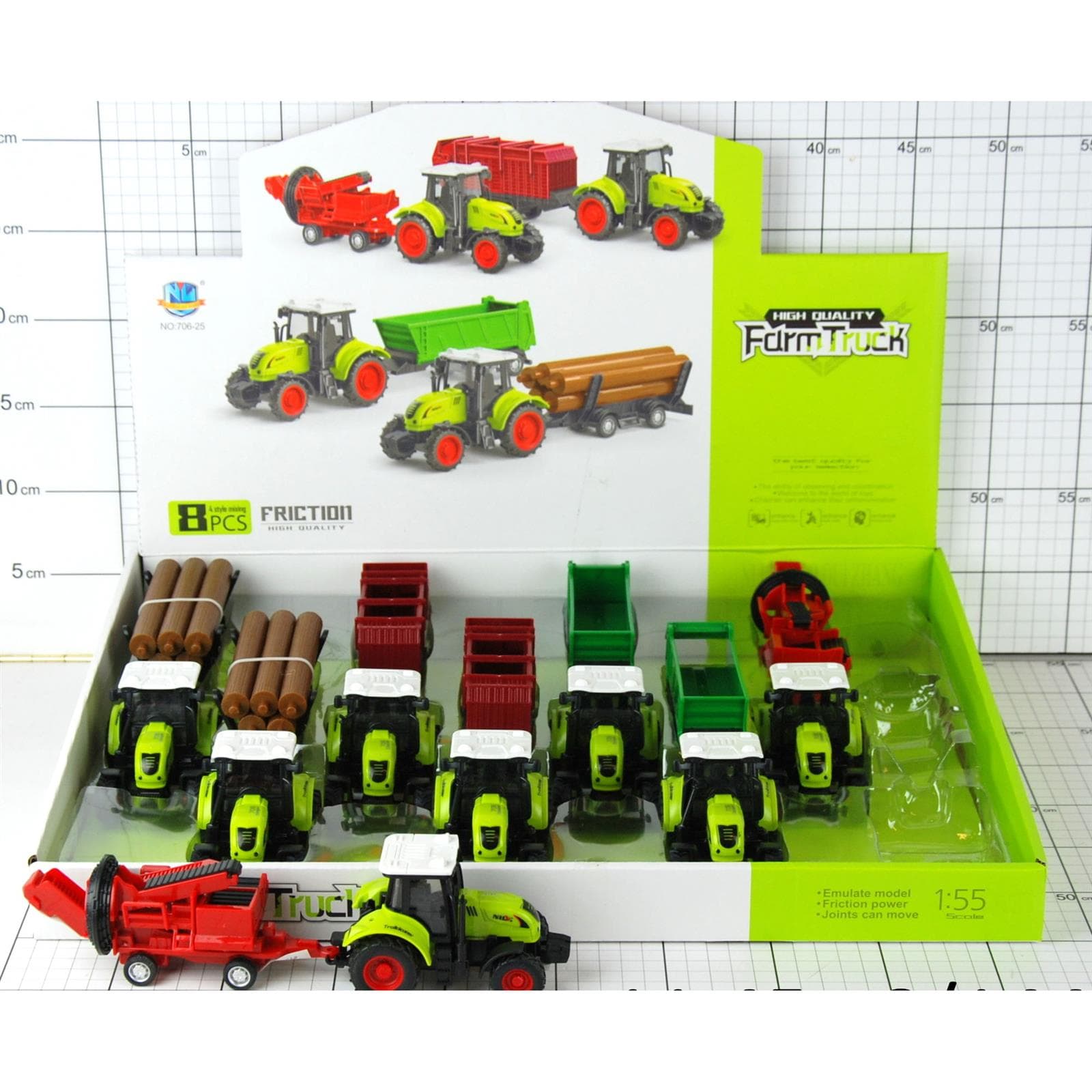 

TRAKTOR Z PRZYCZEPĄ 1 SZT.