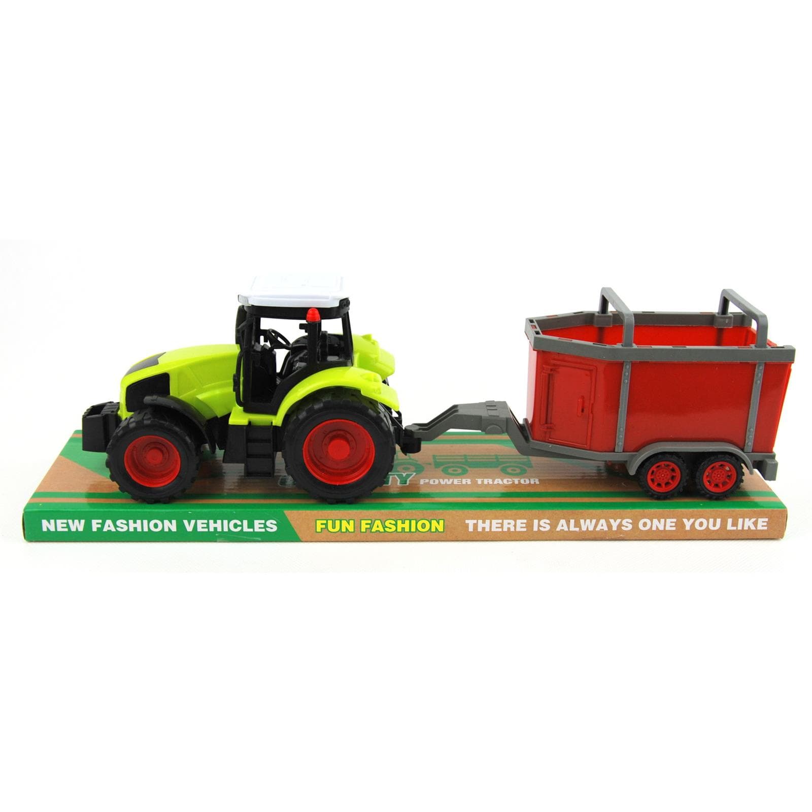 

TRAKTOR Z PRZYCZEPĄ POD KLOSZEM