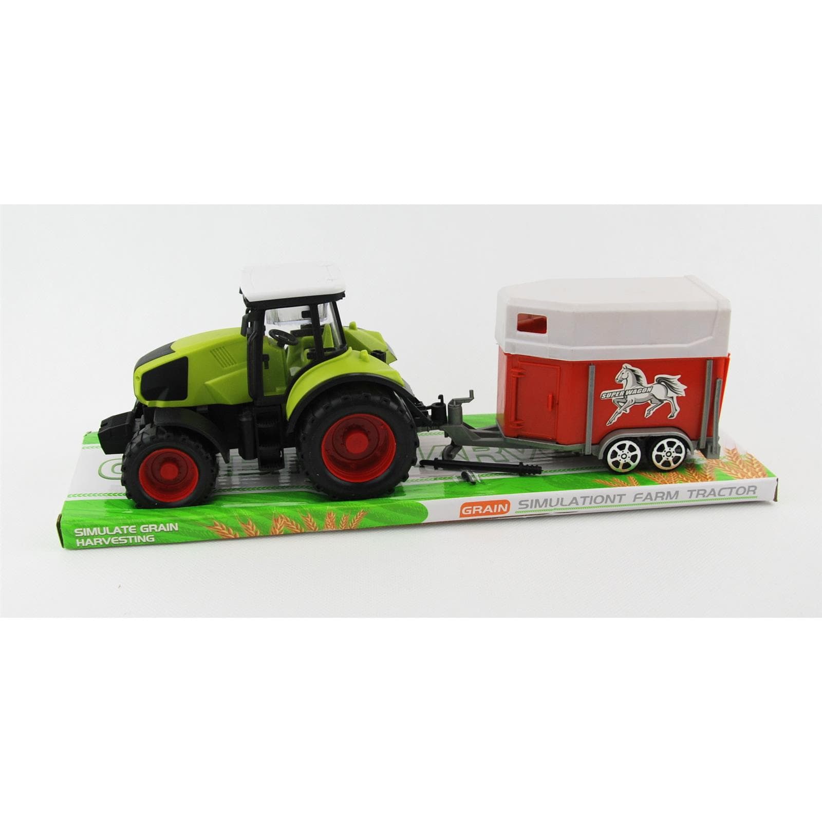 

TRAKTOR Z PRZYCZEPĄ POD KLOSZEM